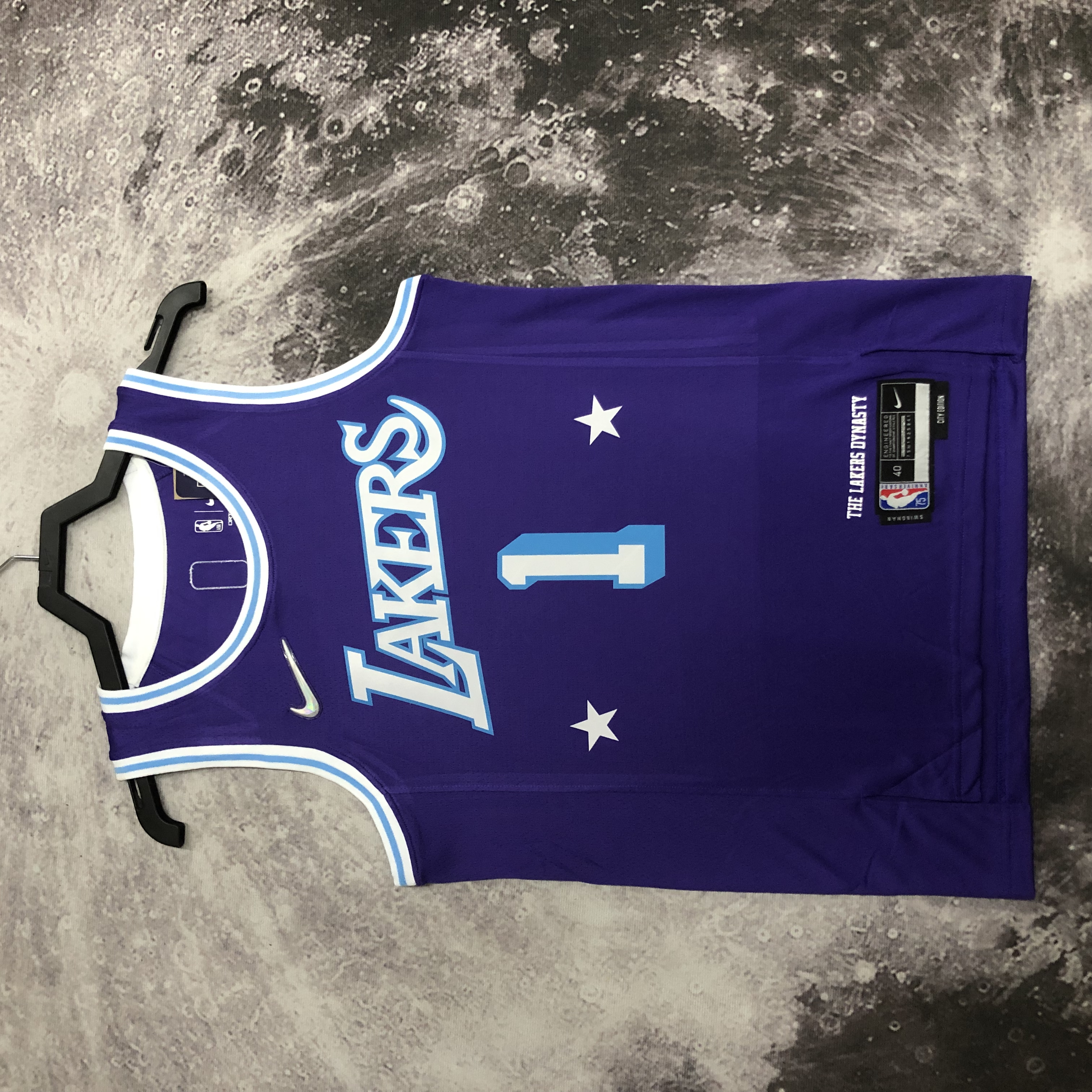 Season 22 Lakers City Edition # 1 Russell