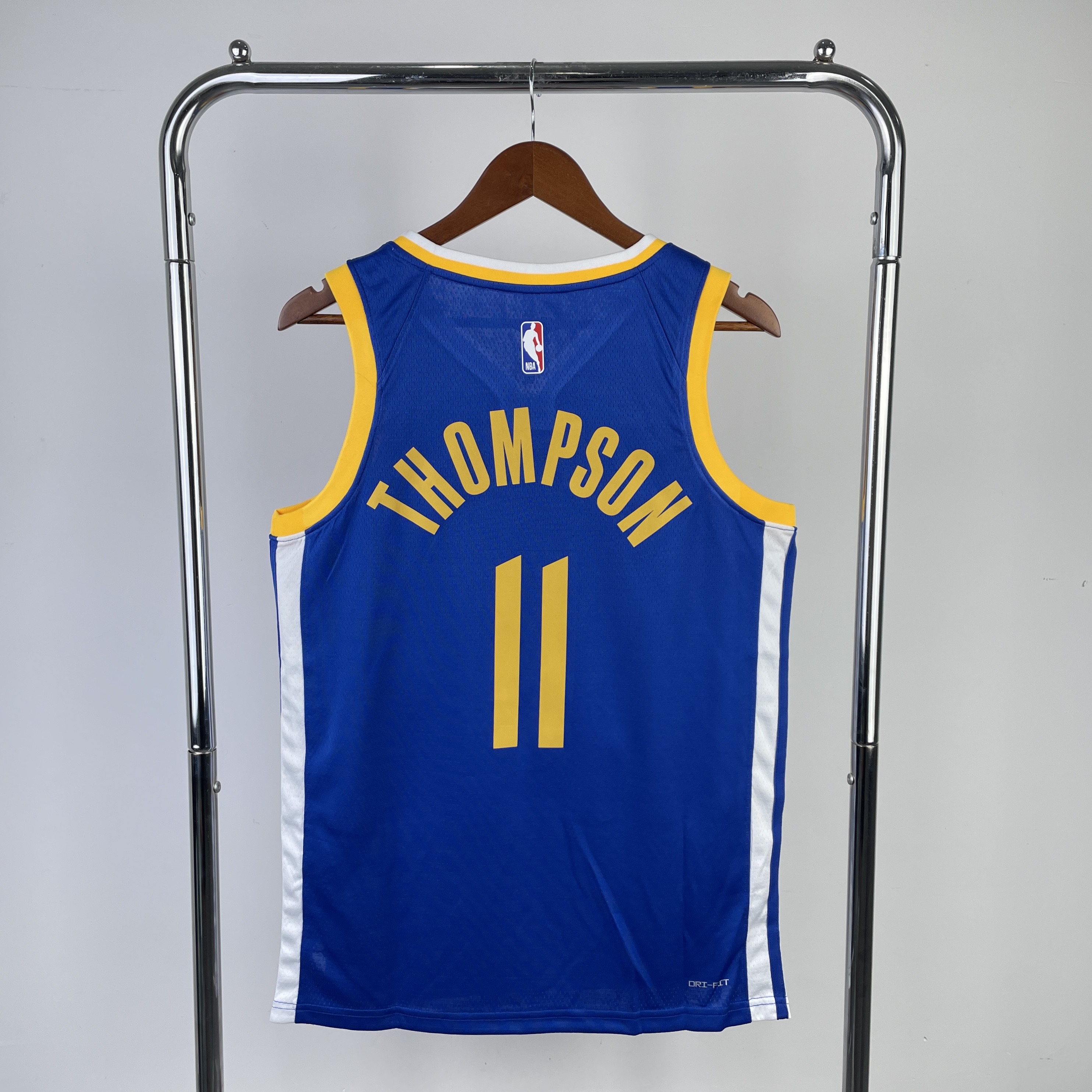 Season 23 Warriors road blue number 11 Thompson