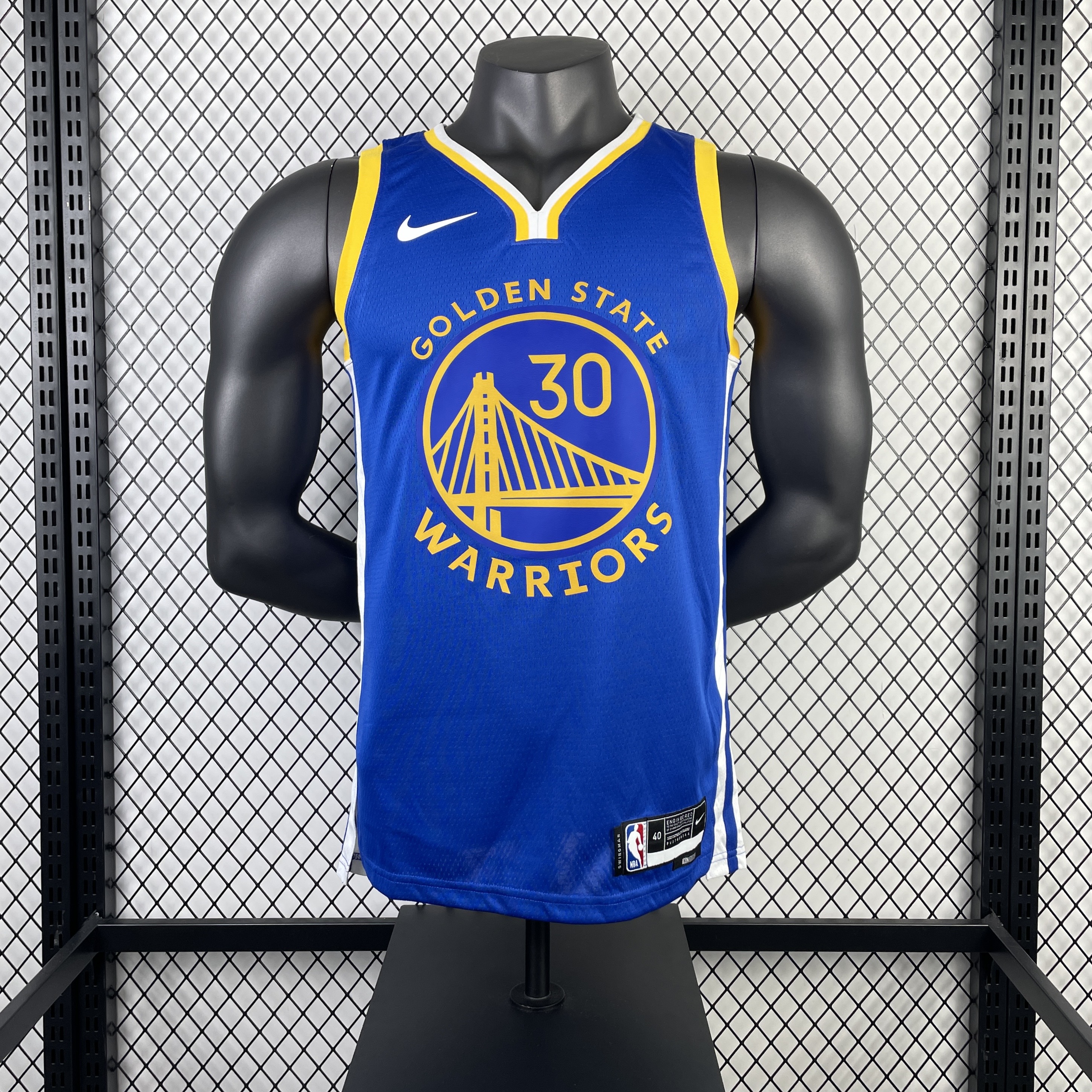 Season 23 Warriors road blue 2974 # CURRY