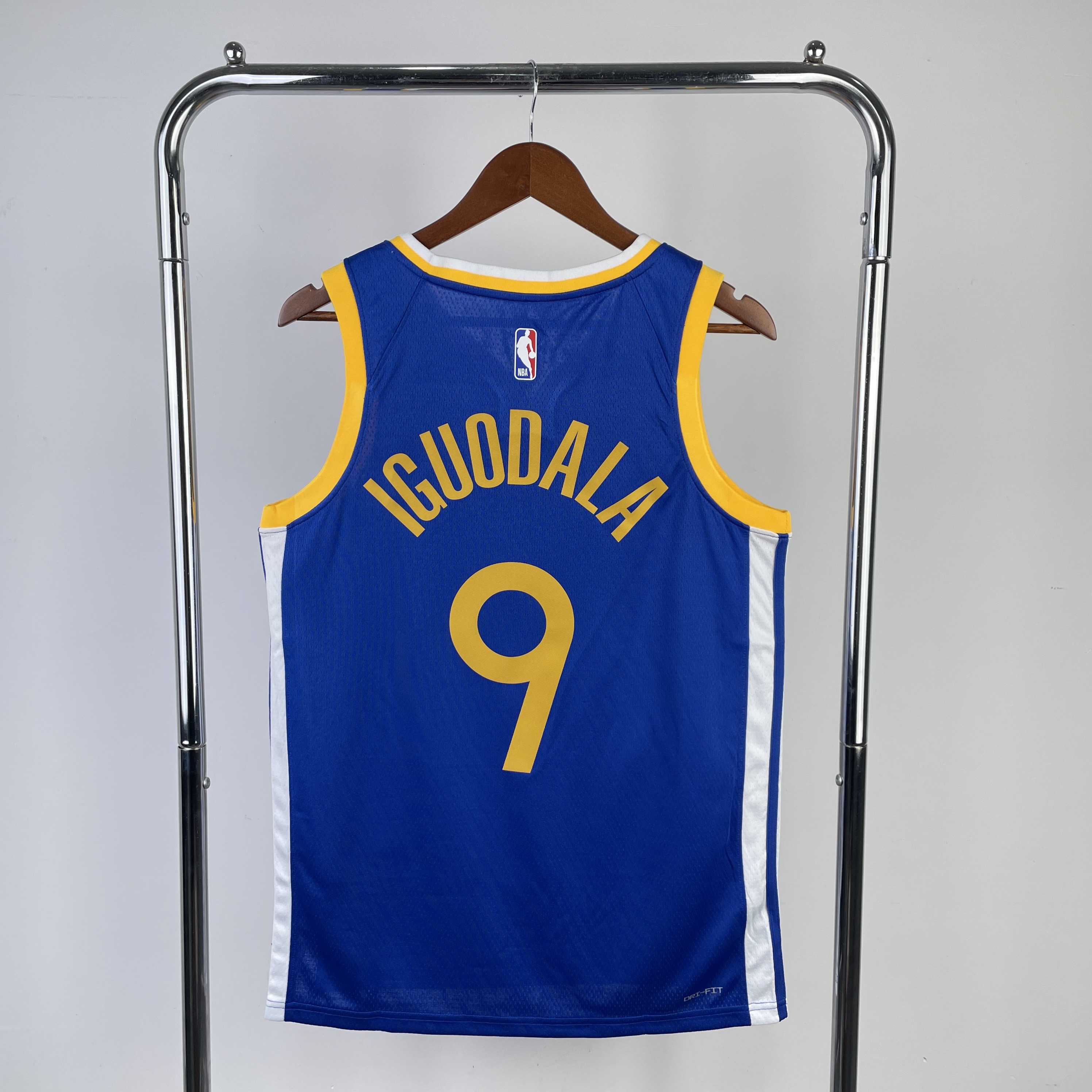 23 season Warriors away blue 9 Iguodala