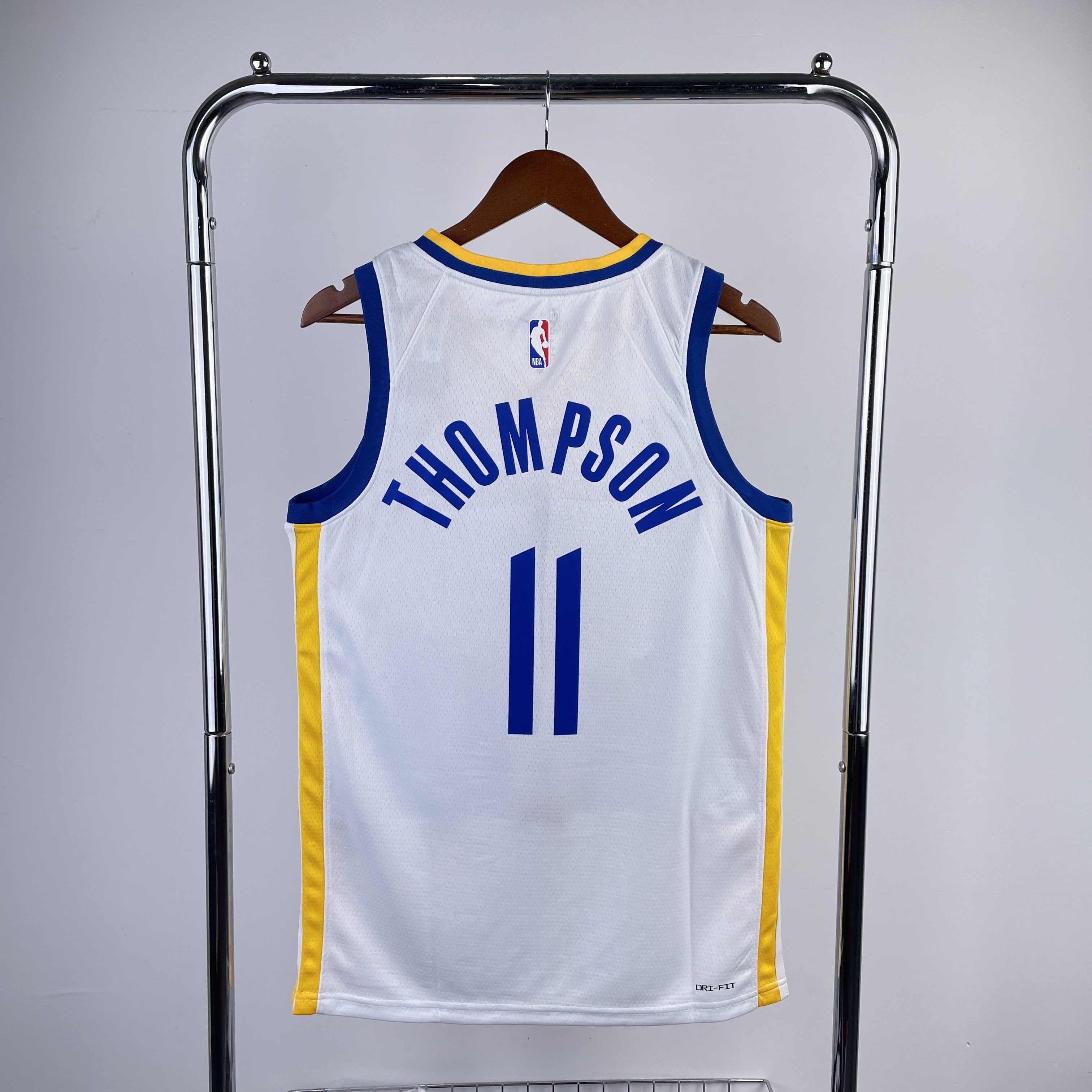Season 23 Warriors V-neck white number 11 Thompson