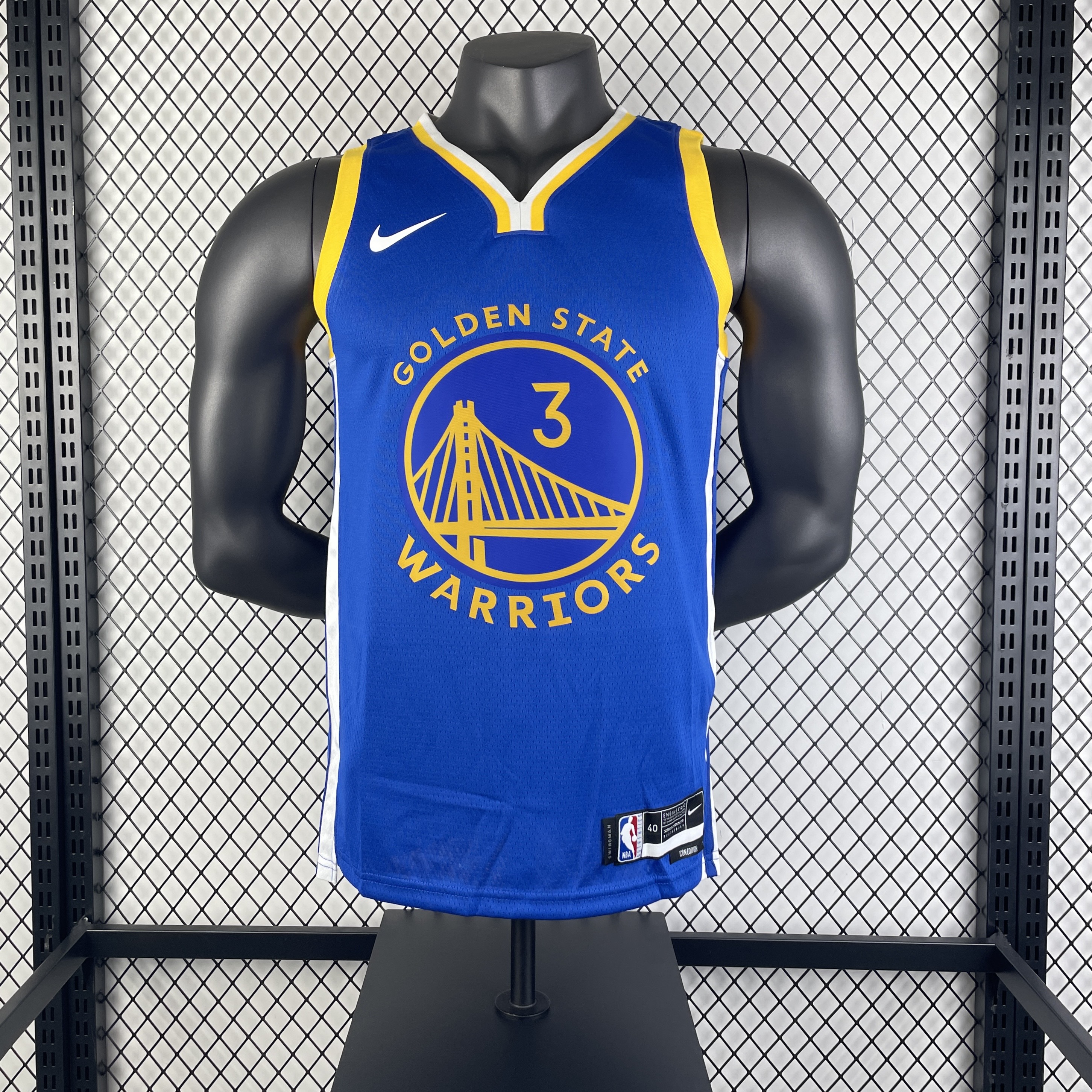 '23 Warriors V-neck blue No. 3 Paul