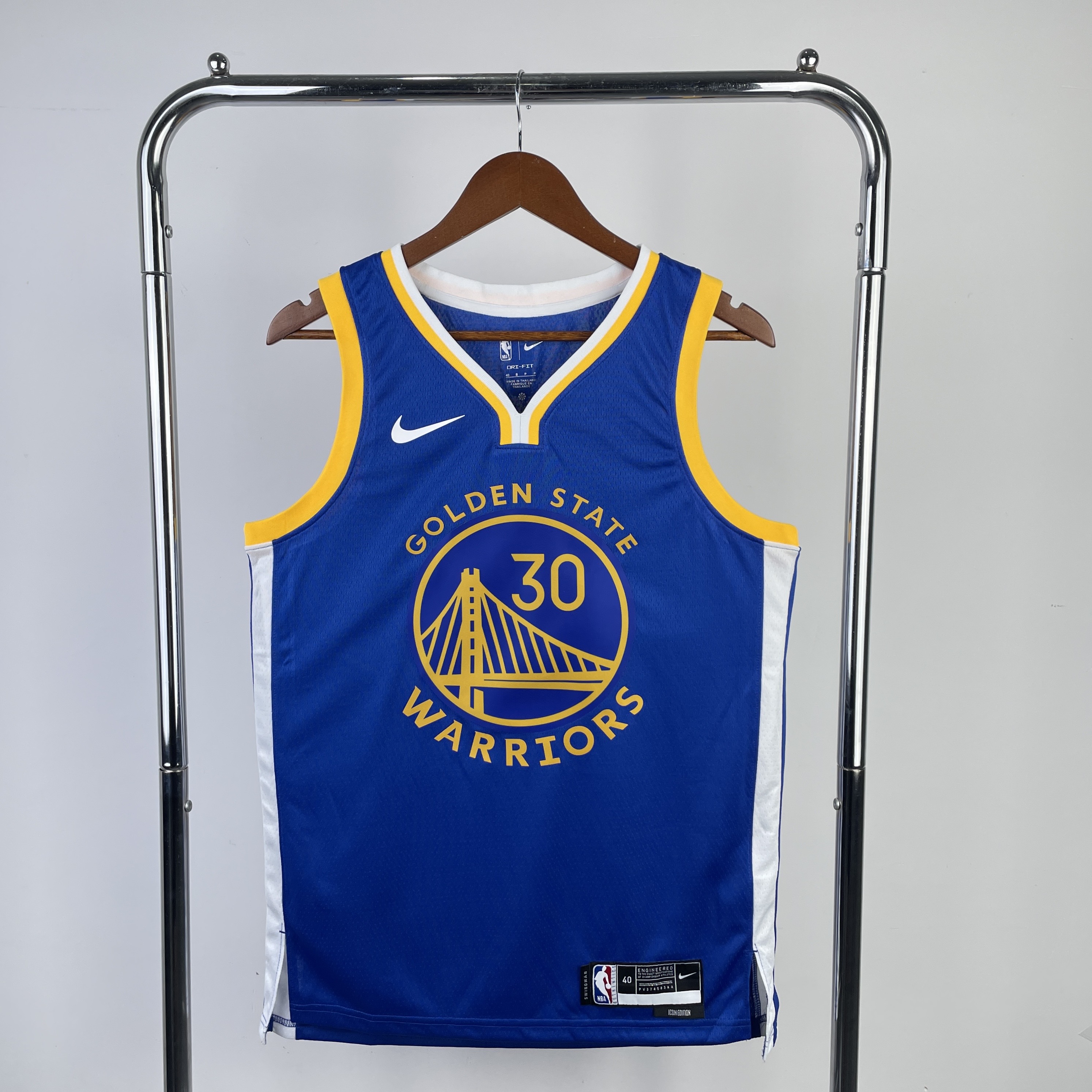 Season 23 Warriors road blue 2974 # CURRY