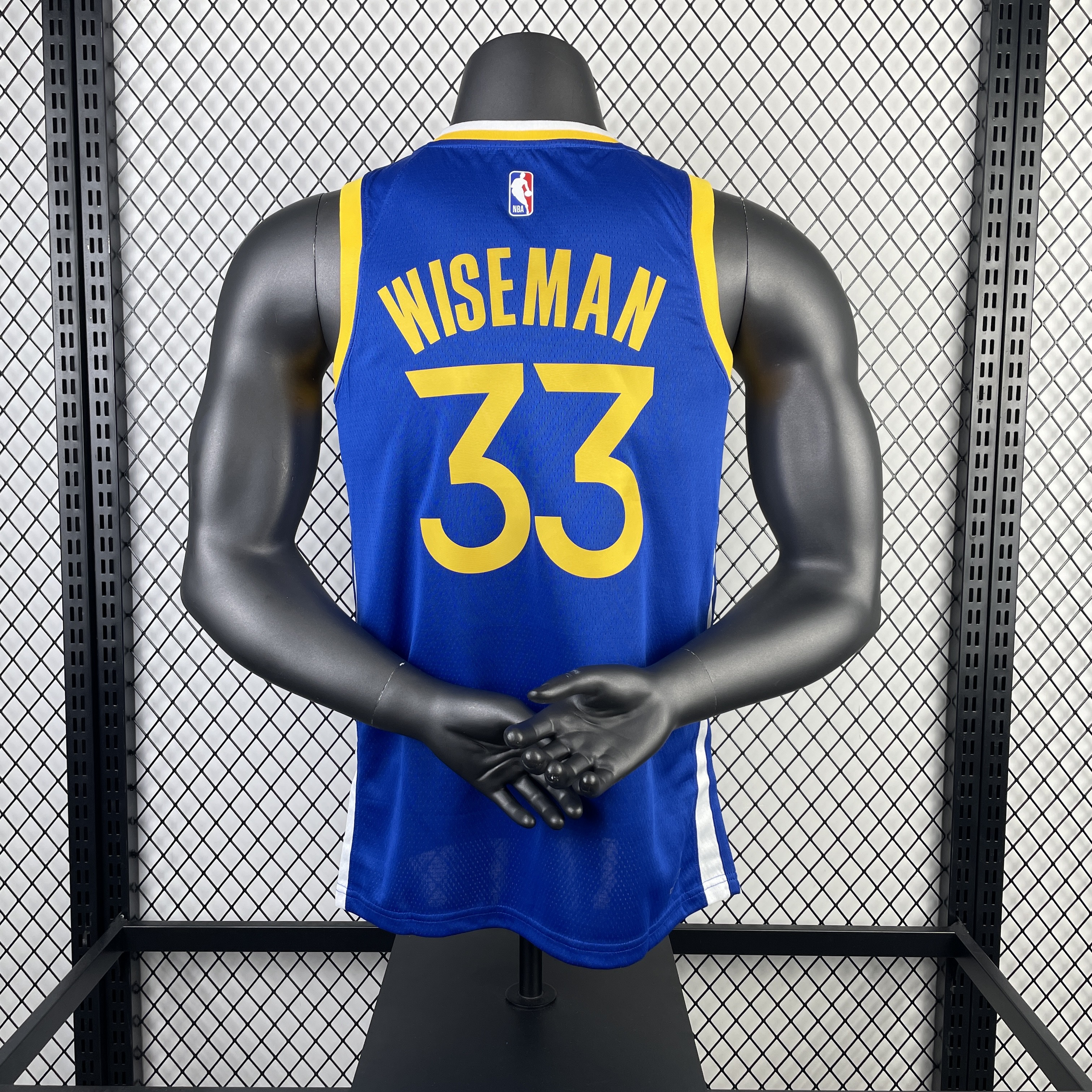 Season 23 Warriors away blue 33 Wiseman