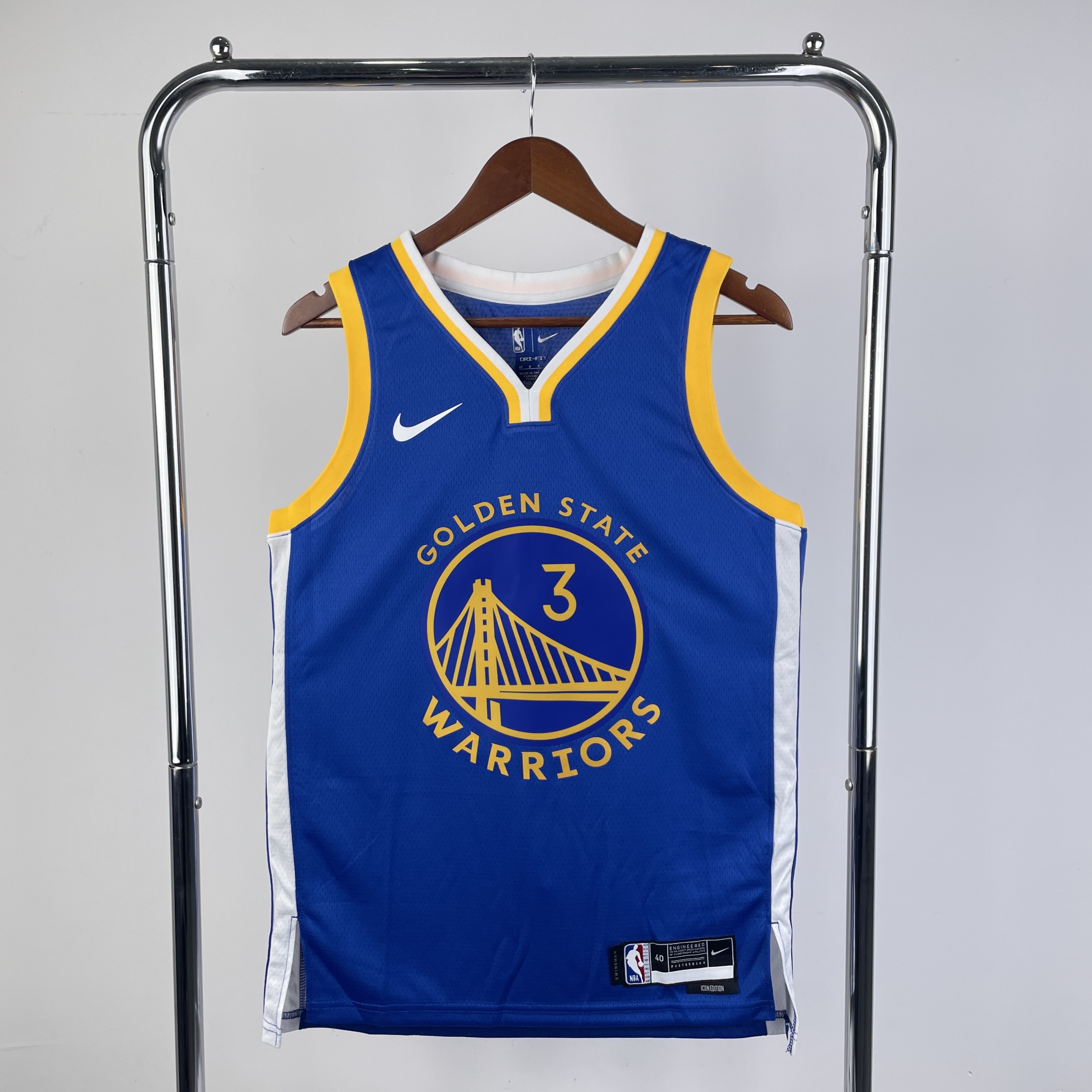 '23 Warriors V-neck blue No. 3 Paul