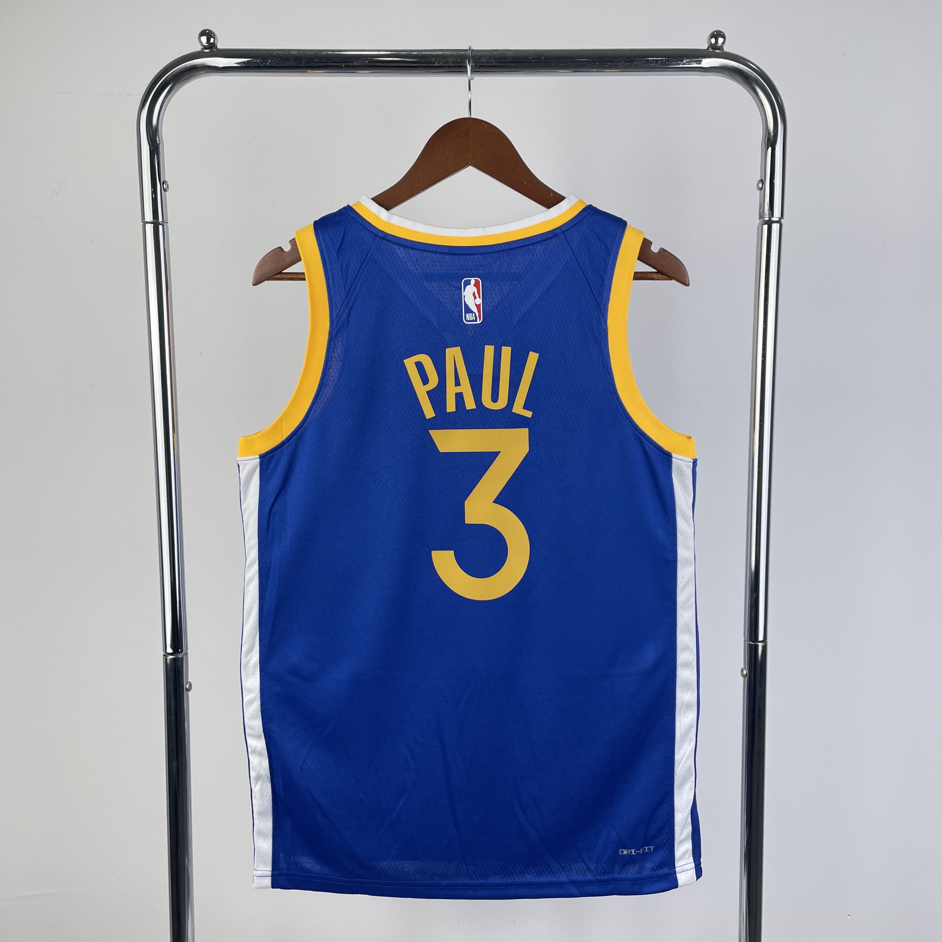 '23 Warriors V-neck blue No. 3 Paul