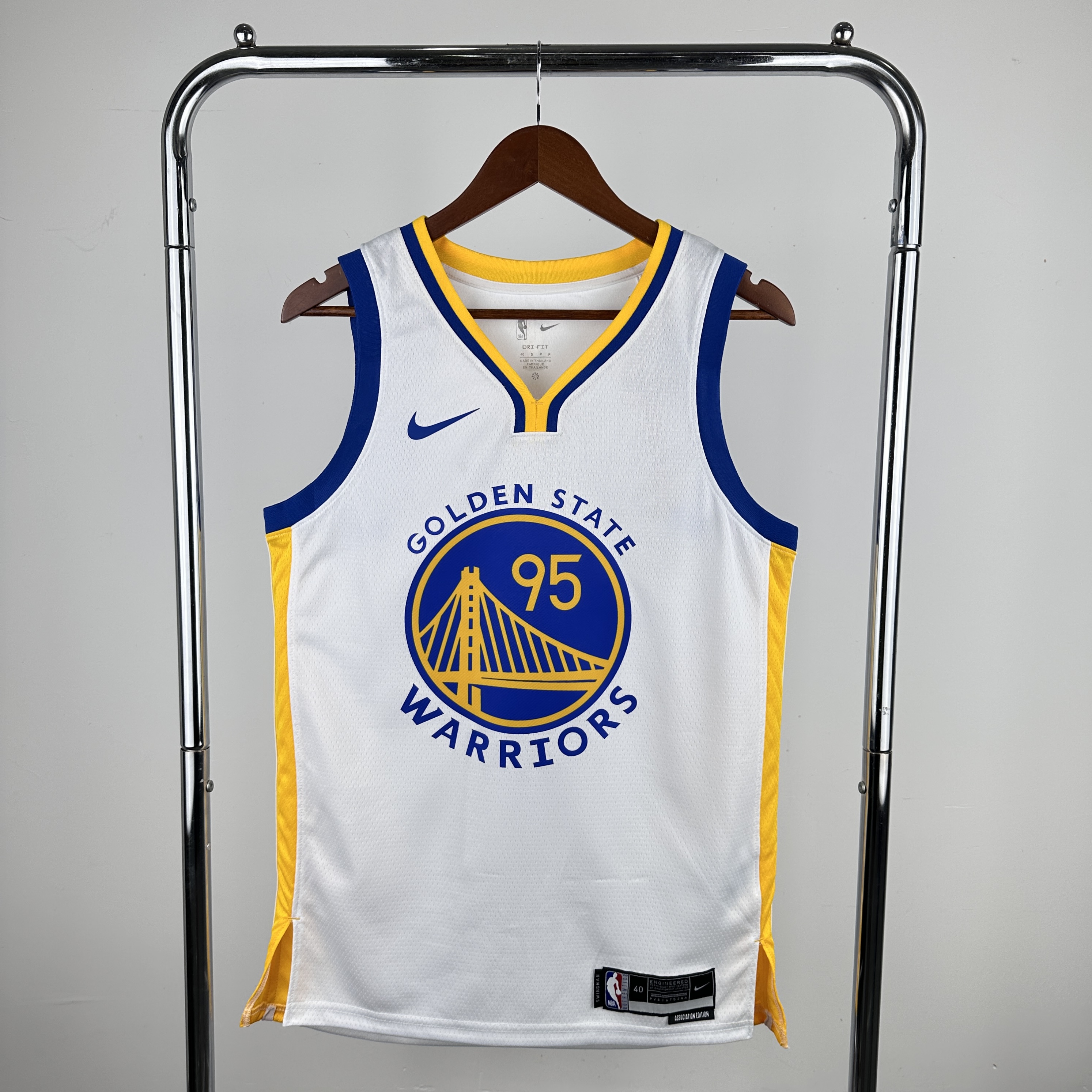 Season 23 Warriors white # 95 Anderson