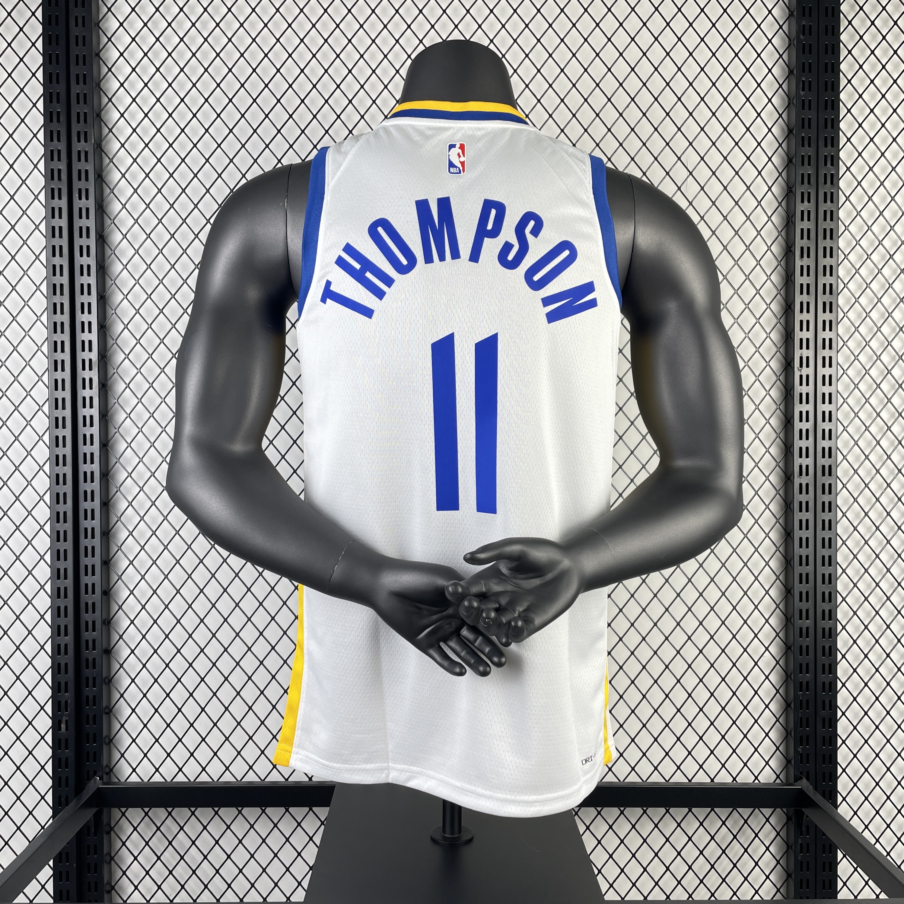 Season 23 Warriors V-neck white number 11 Thompson