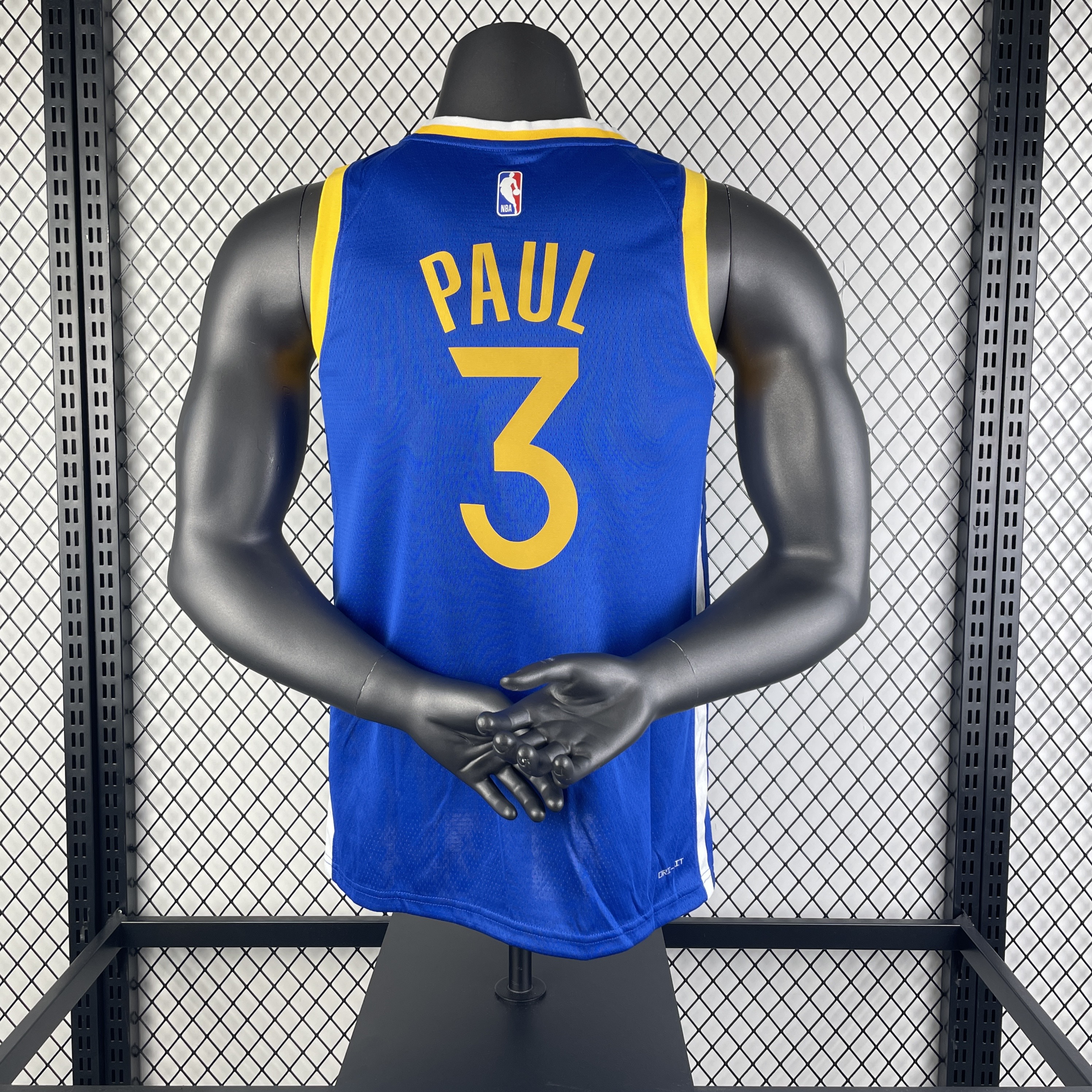 '23 Warriors V-neck blue No. 3 Paul