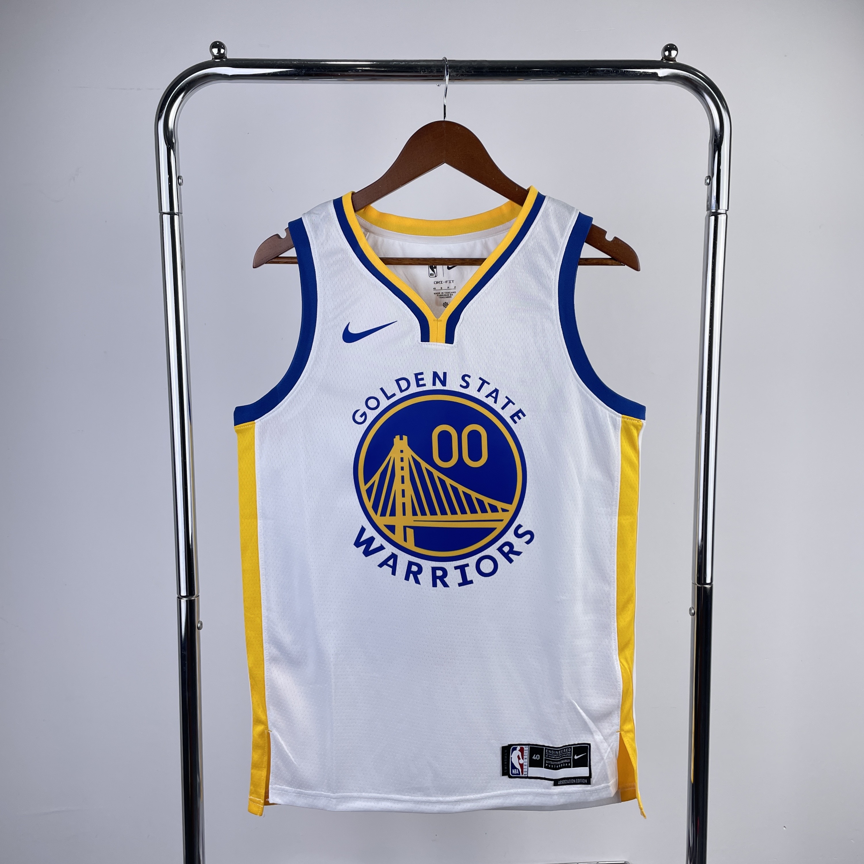Season 23 Warriors V-neck White 00 Kuminga