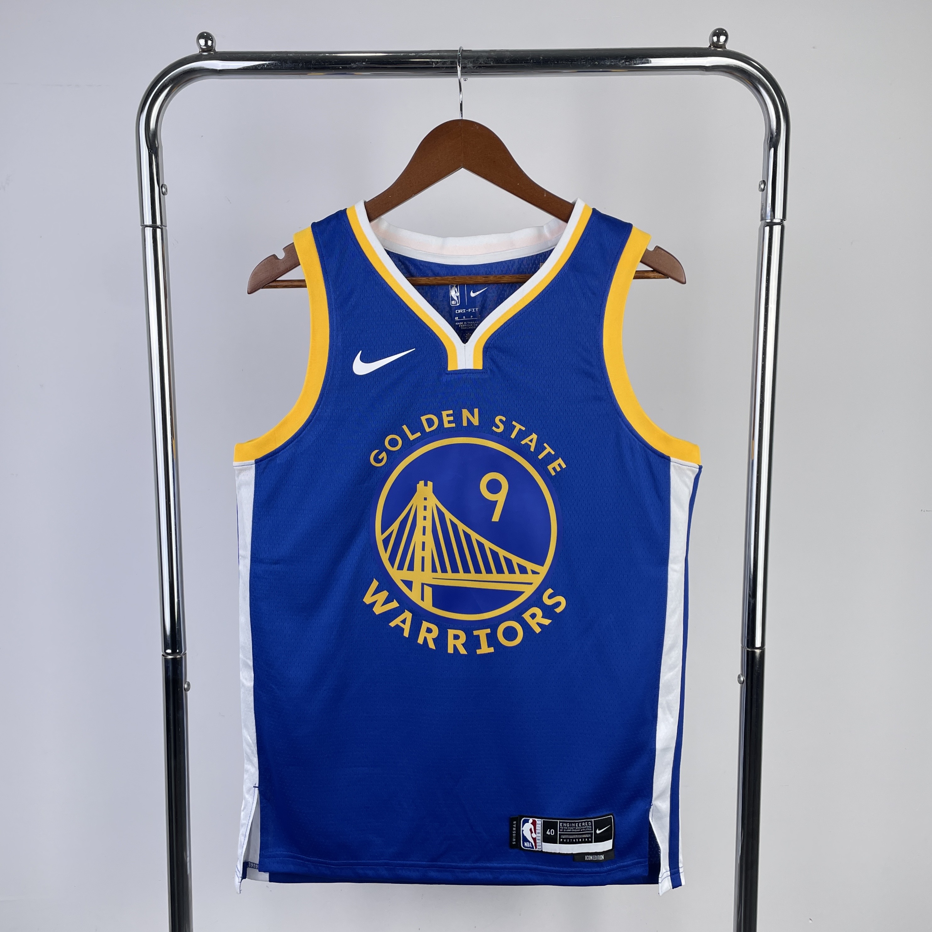 23 season Warriors away blue 9 Iguodala