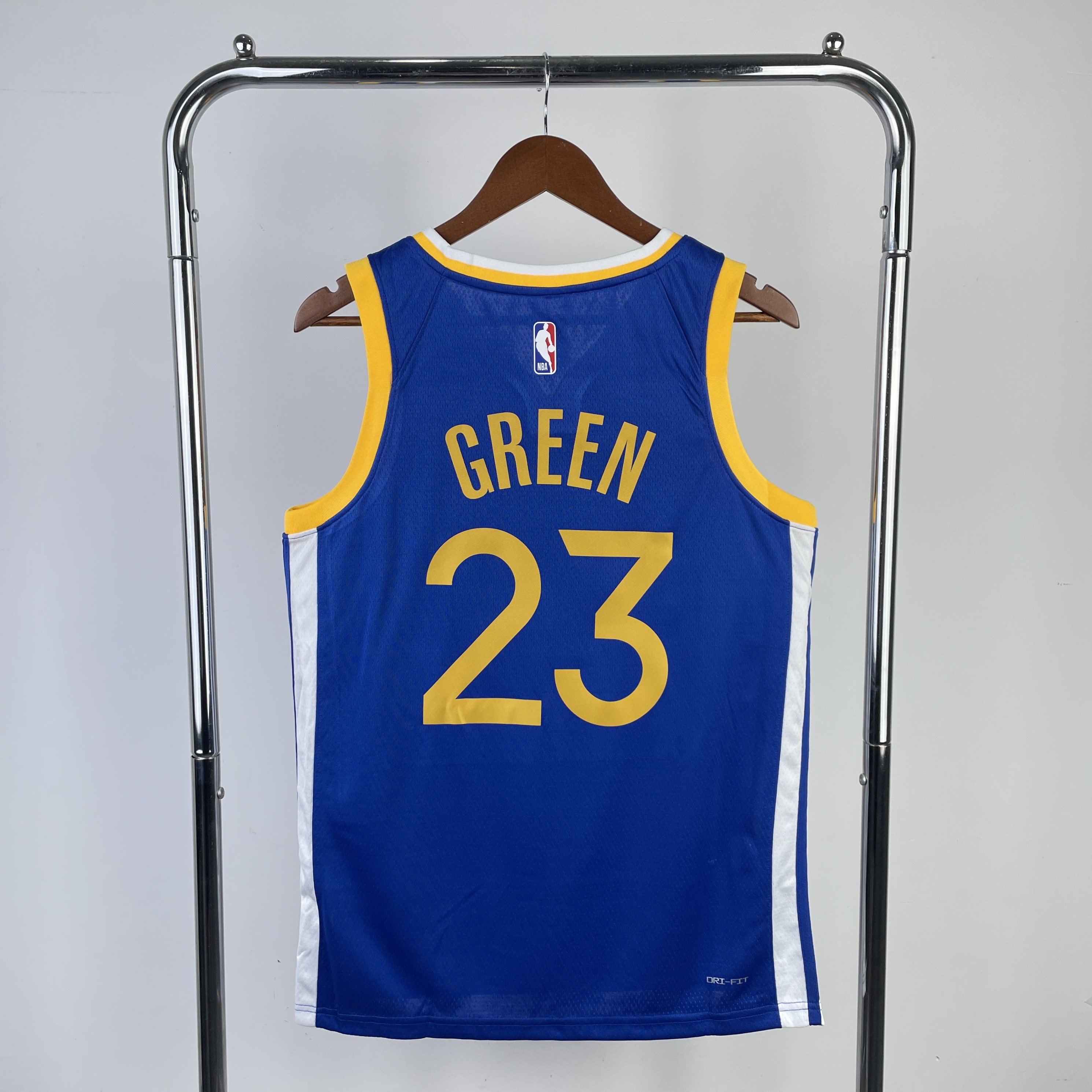 Season 23 Warriors road blue No. 23 Green