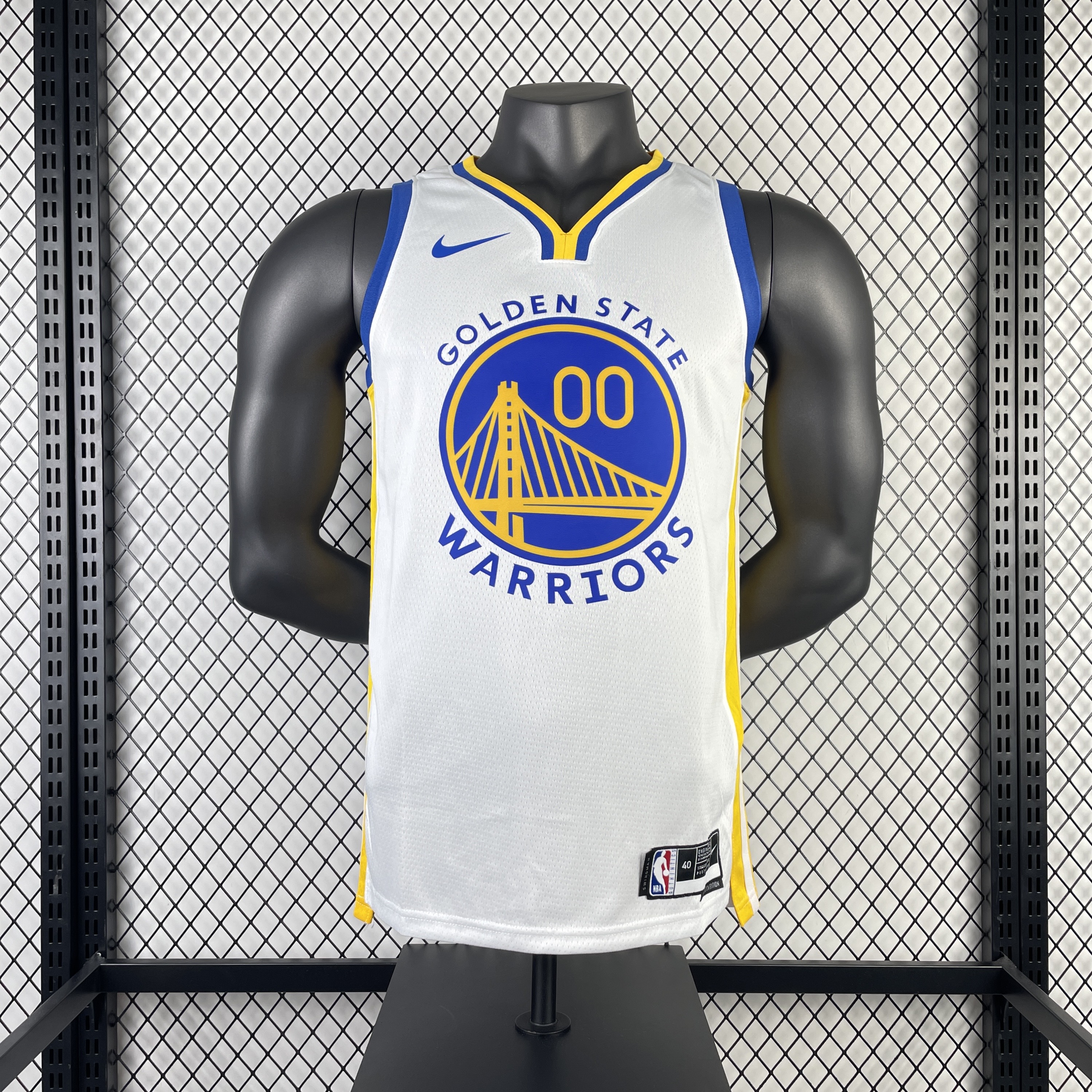 Season 23 Warriors V-neck White 00 Kuminga