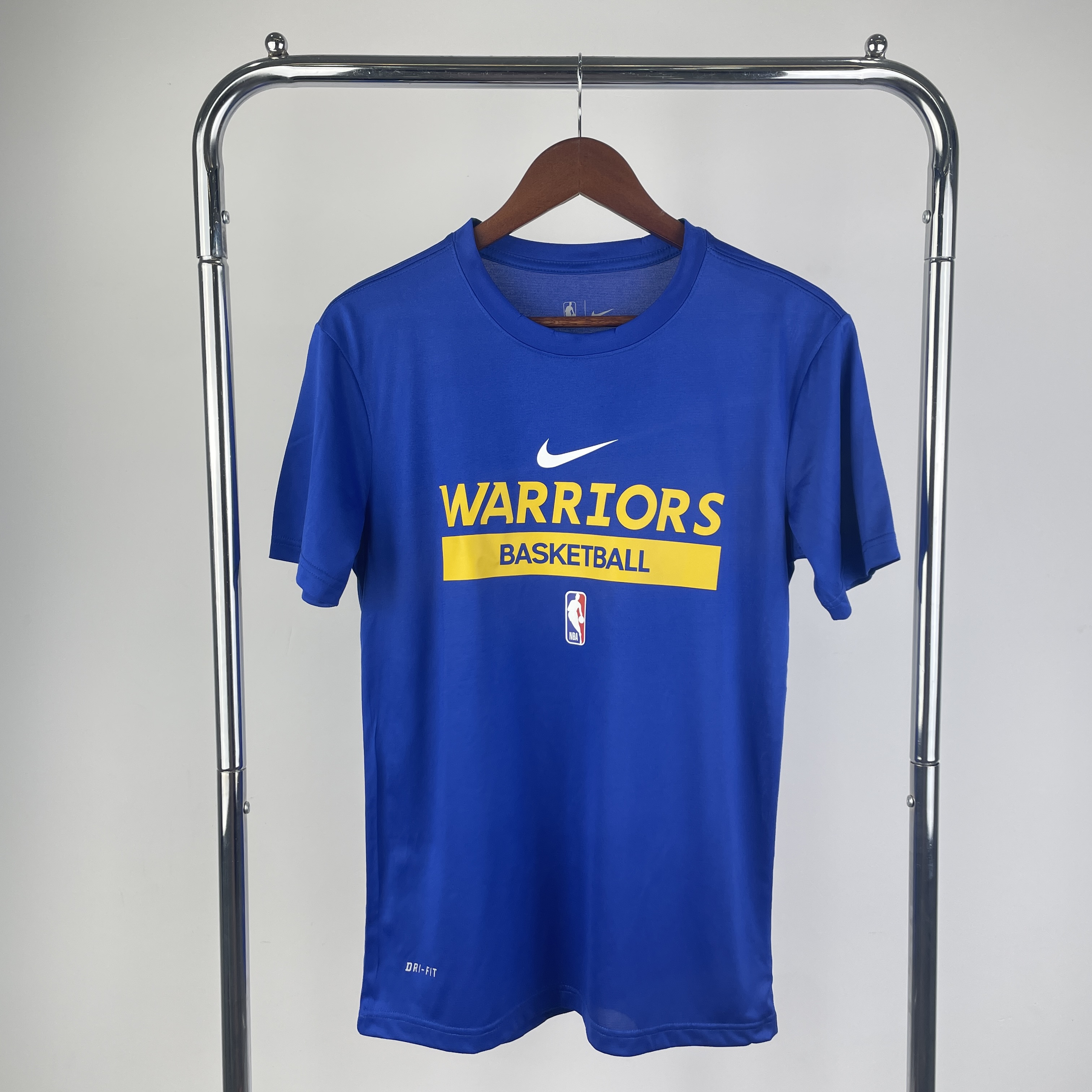 Season 23 Warriors blue practice dry T-shirt short sleeve
