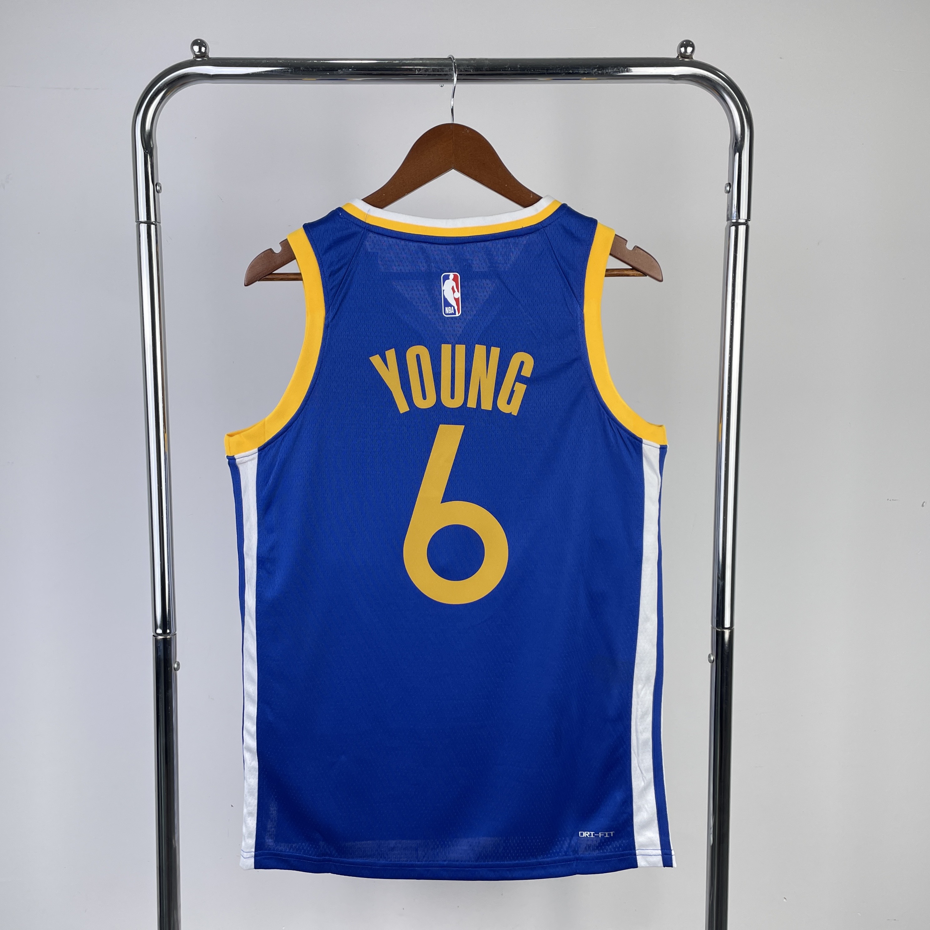 Season 23 Warriors road blue No. 6 Nick Young
