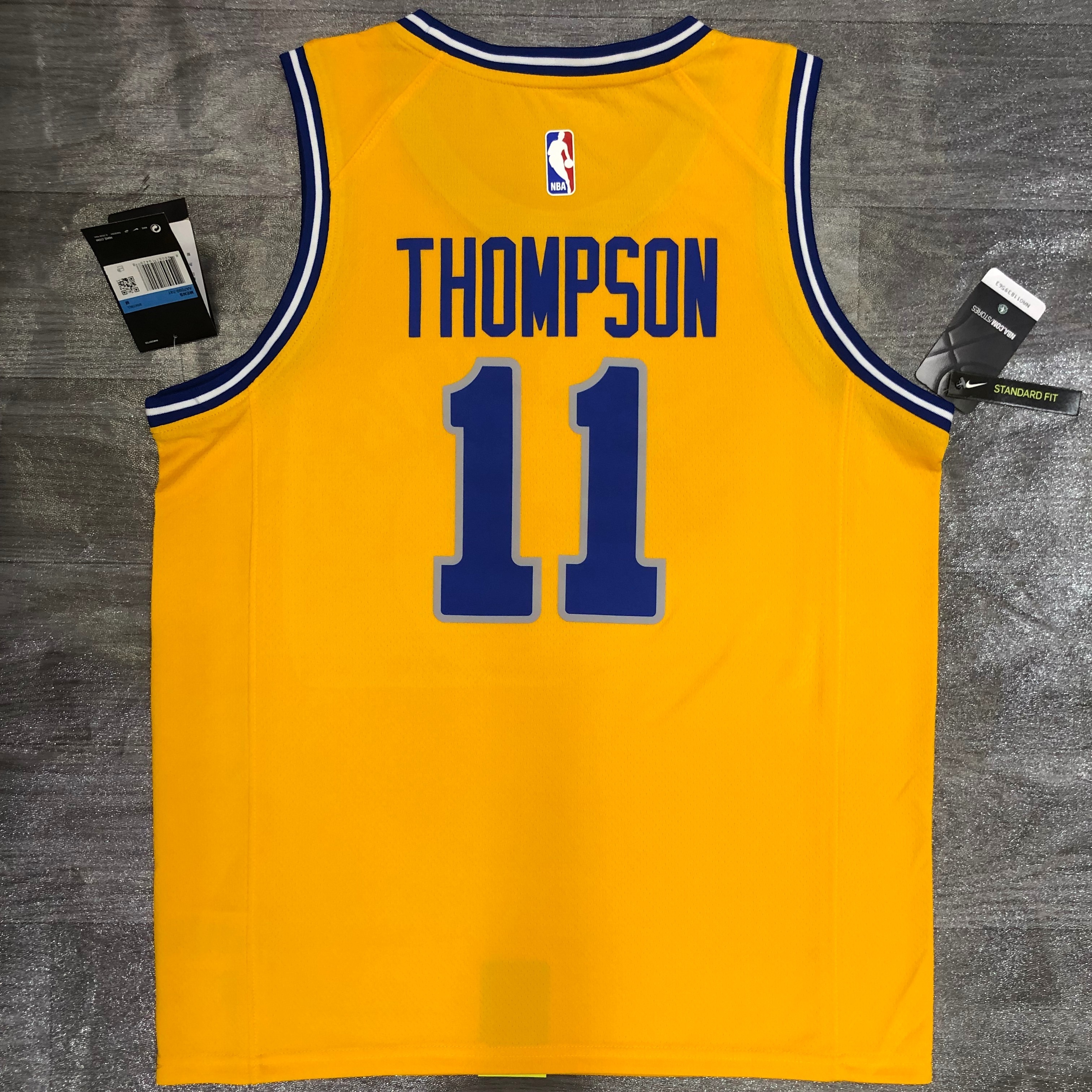 Warriors Yellow Socks number 11 Thompson