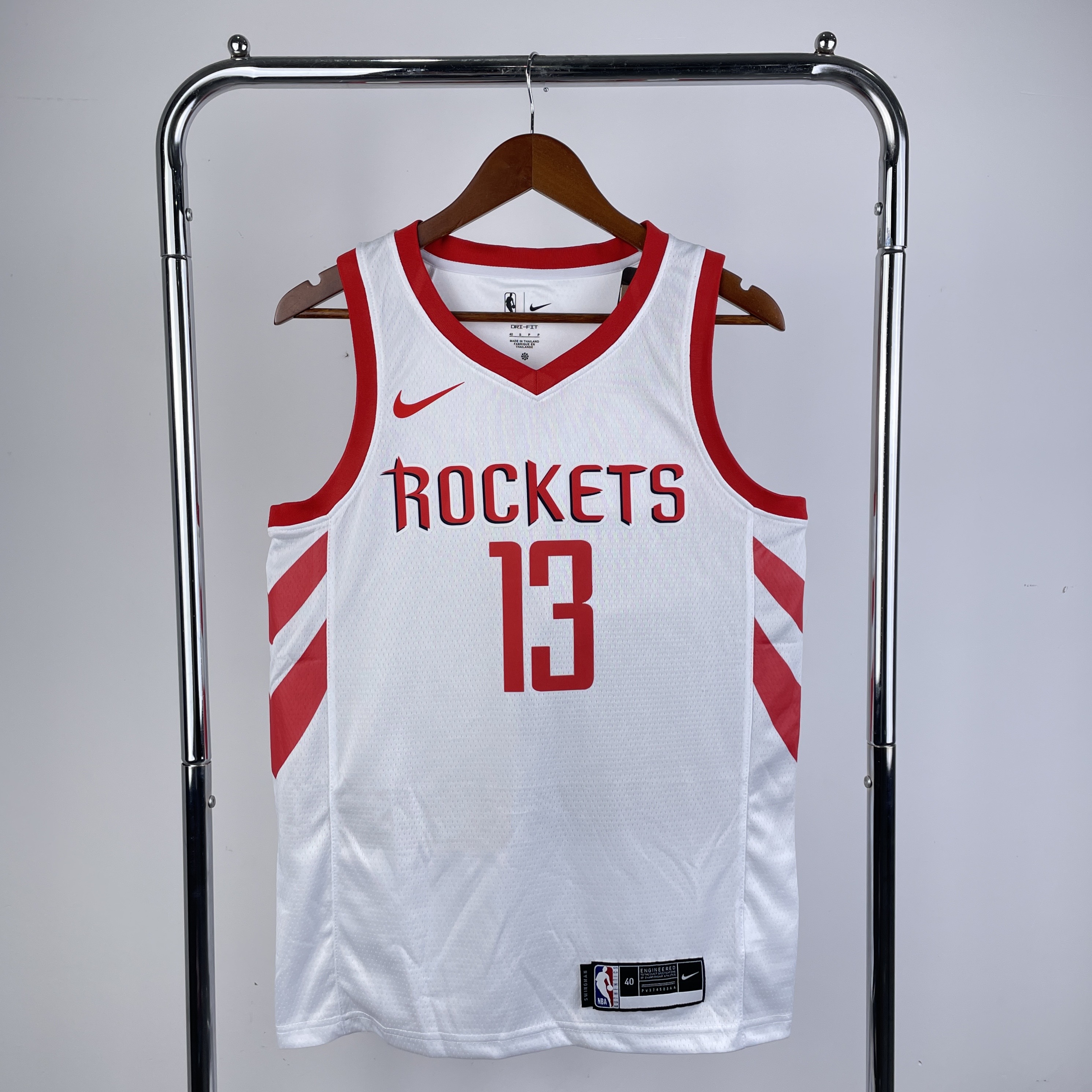 19 season Rockets home white No. 13 Harden