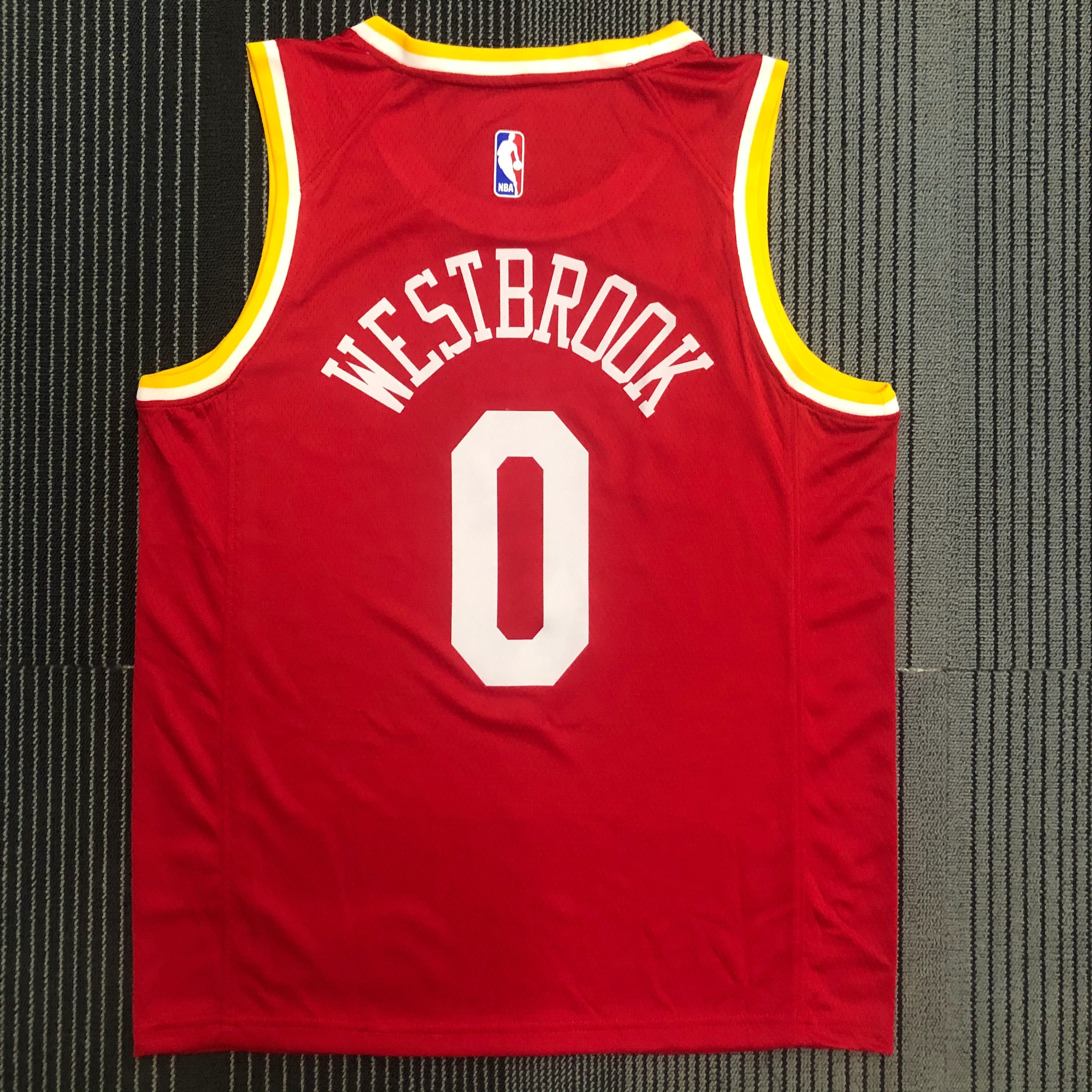 Rockets retro red 0 Westbrook