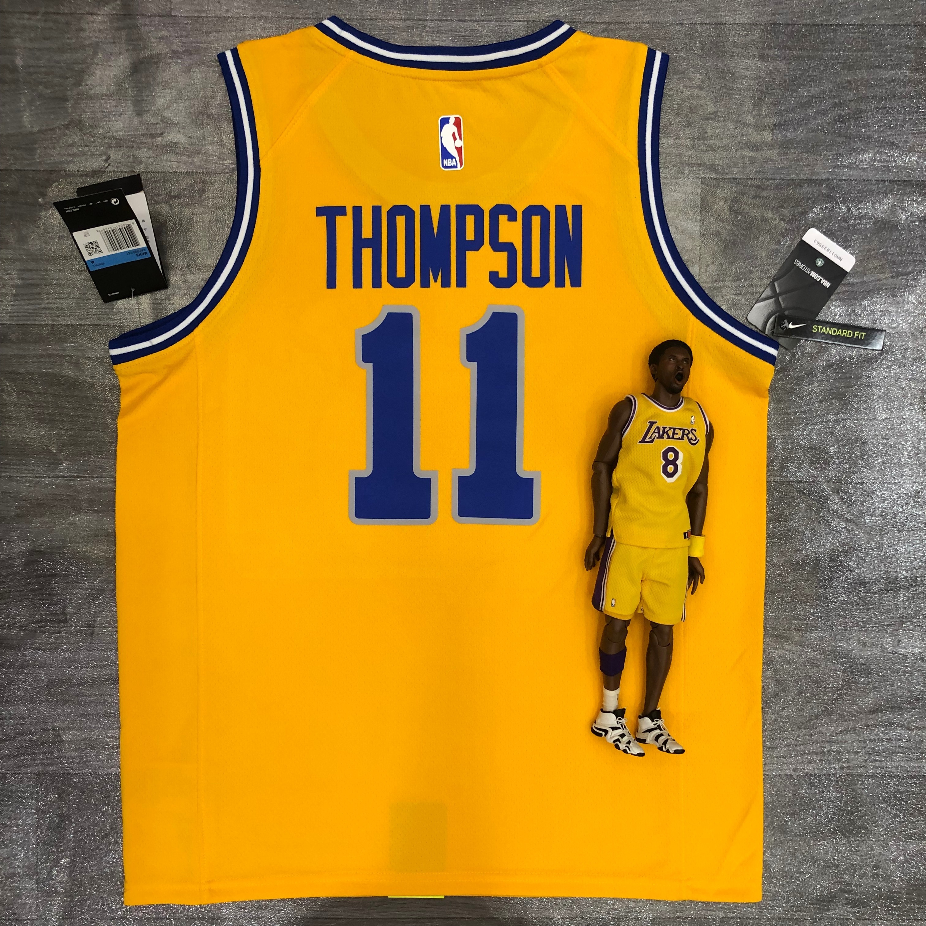 Warriors Yellow Socks number 11 Thompson