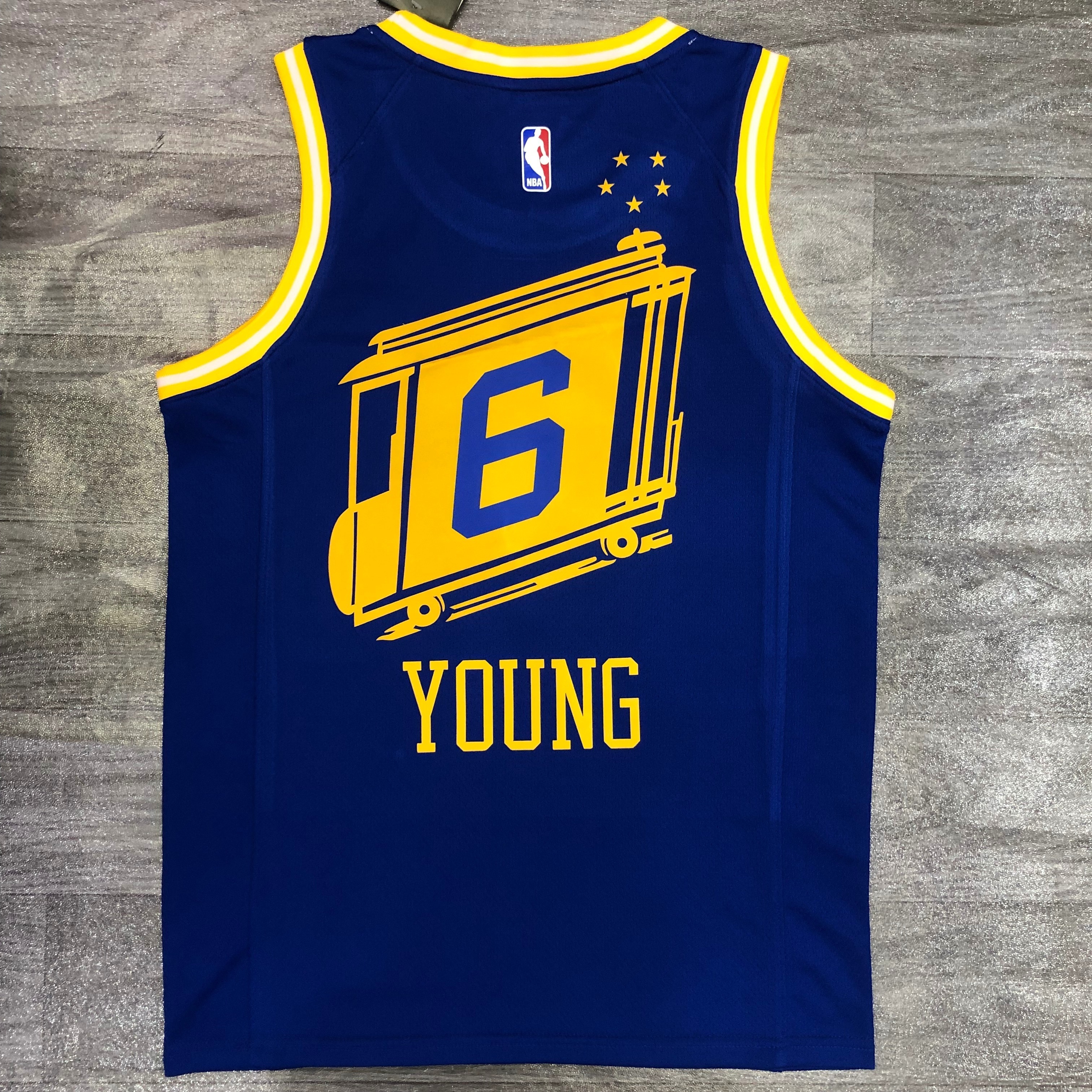 Season 21 Warriors Tram Blue No. 6 Nick Young