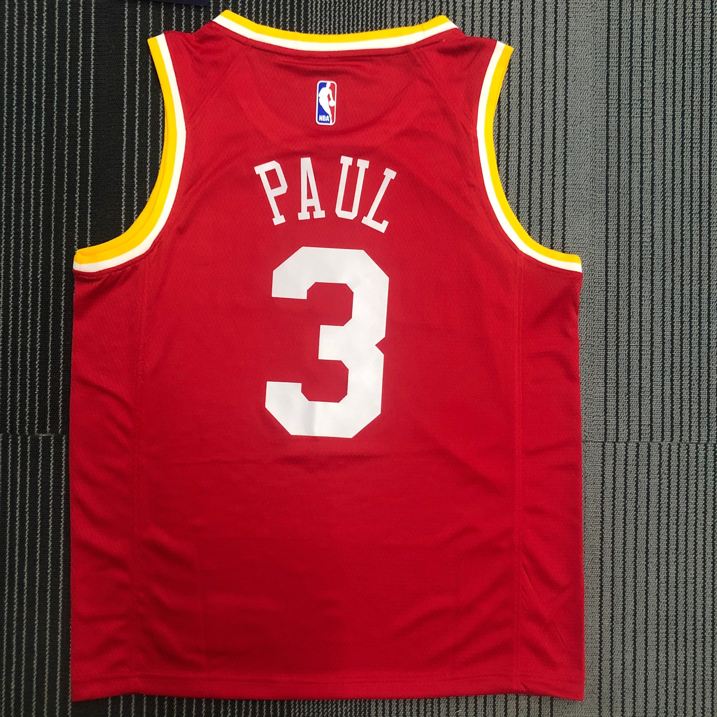 Rockets retro red No. 3 Paul