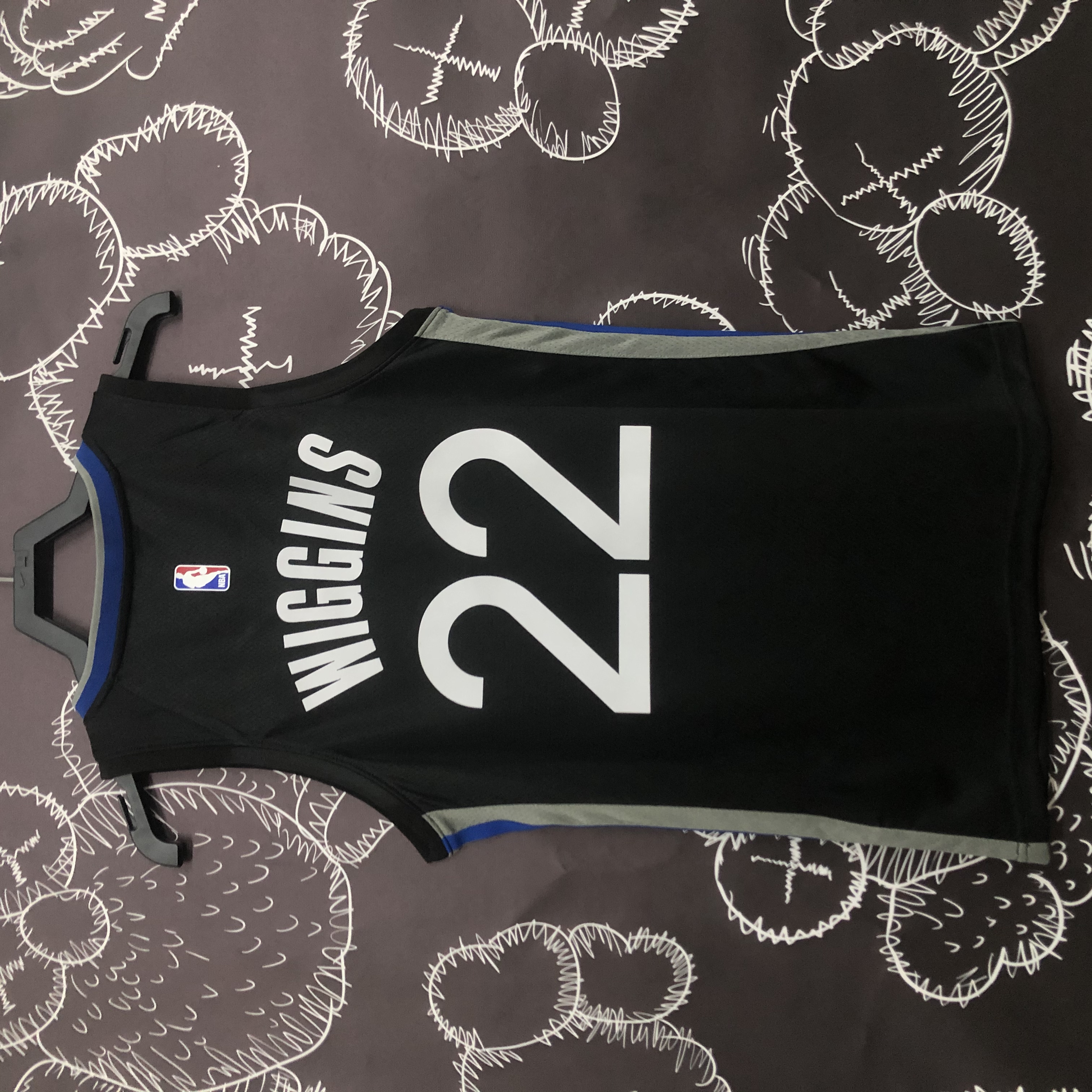 Warriors Season 20 Black and grey # 22 Wiggins