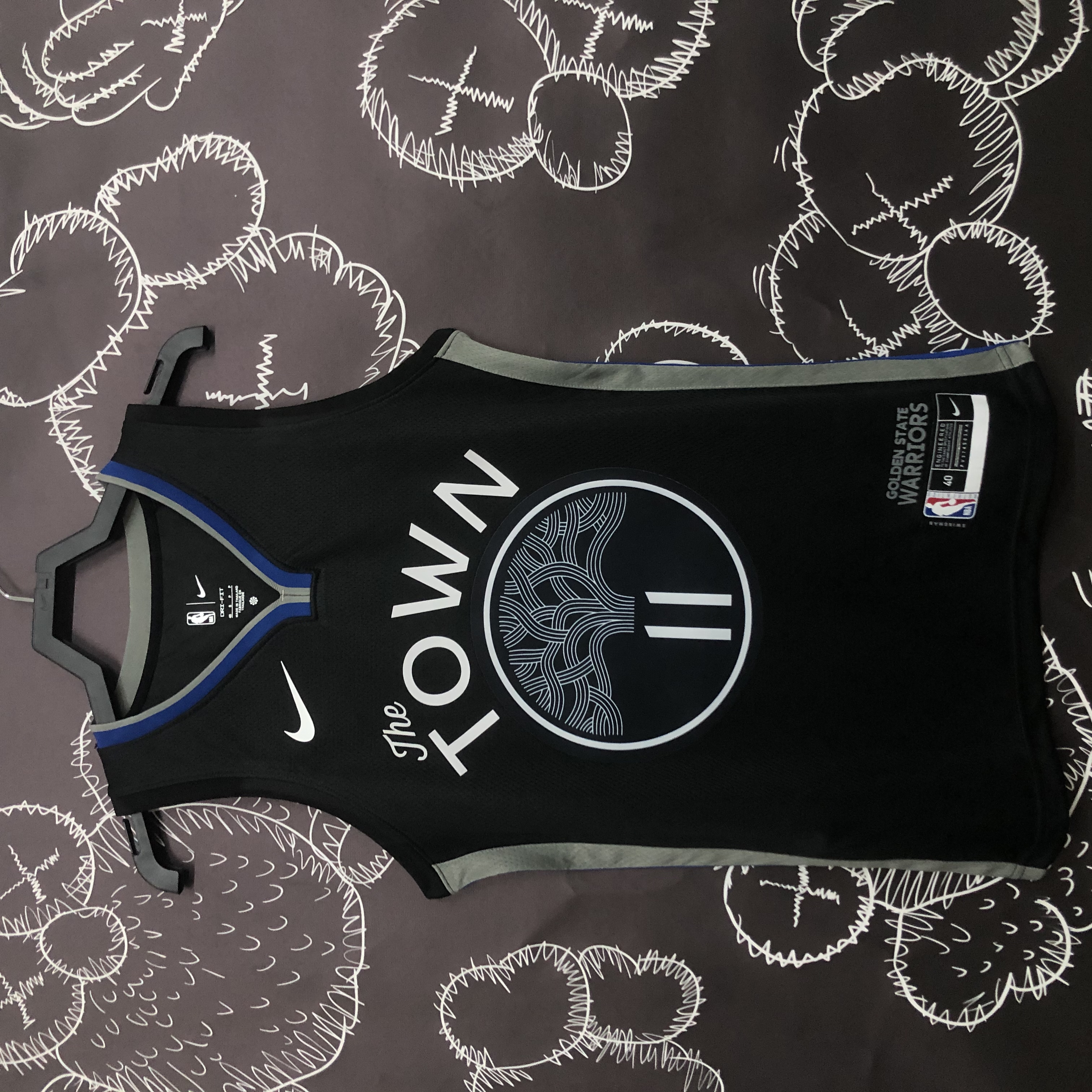Warriors Season 20 Black and grey # 11 Thompson