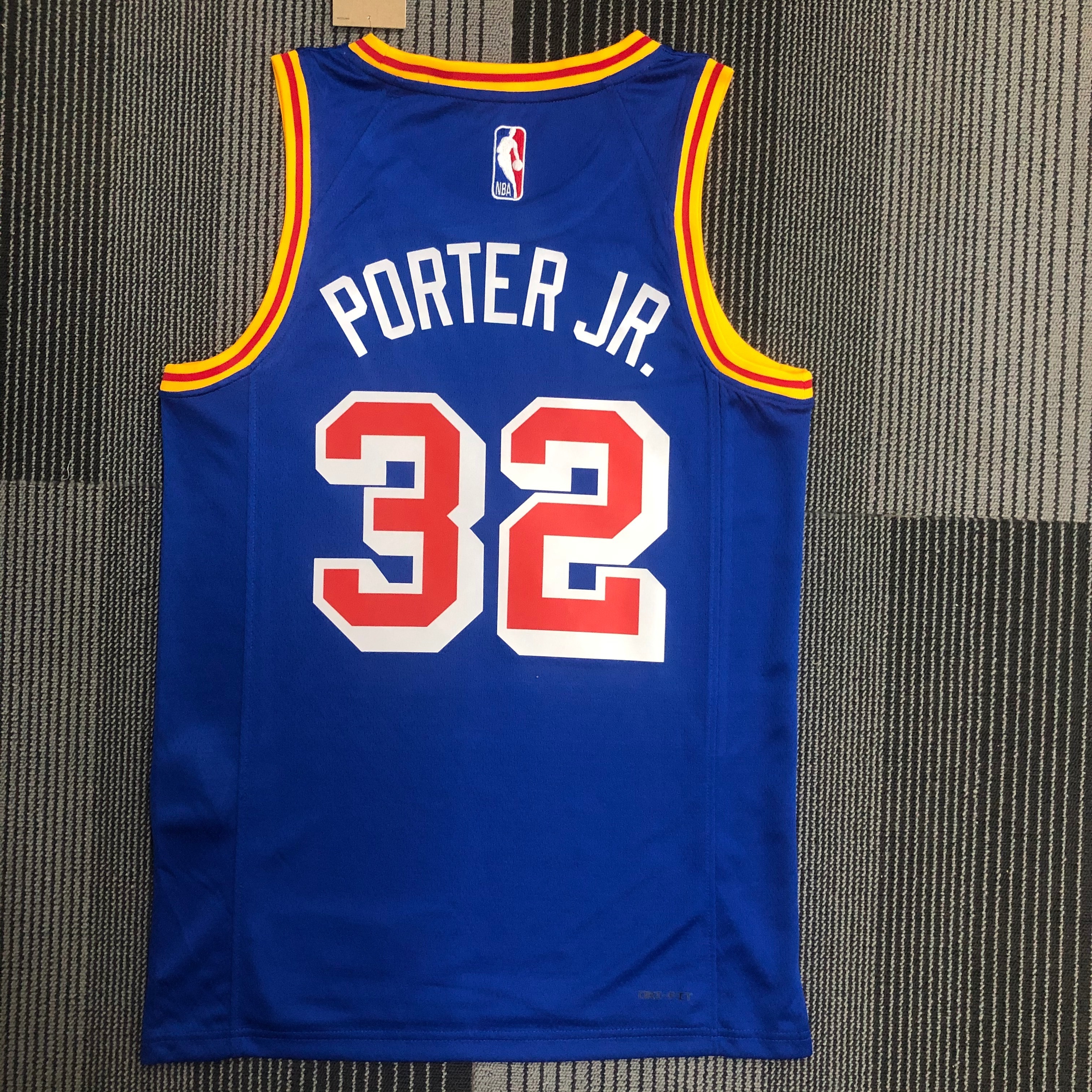75th anniversary Warriors throwback number 32 Porter JR