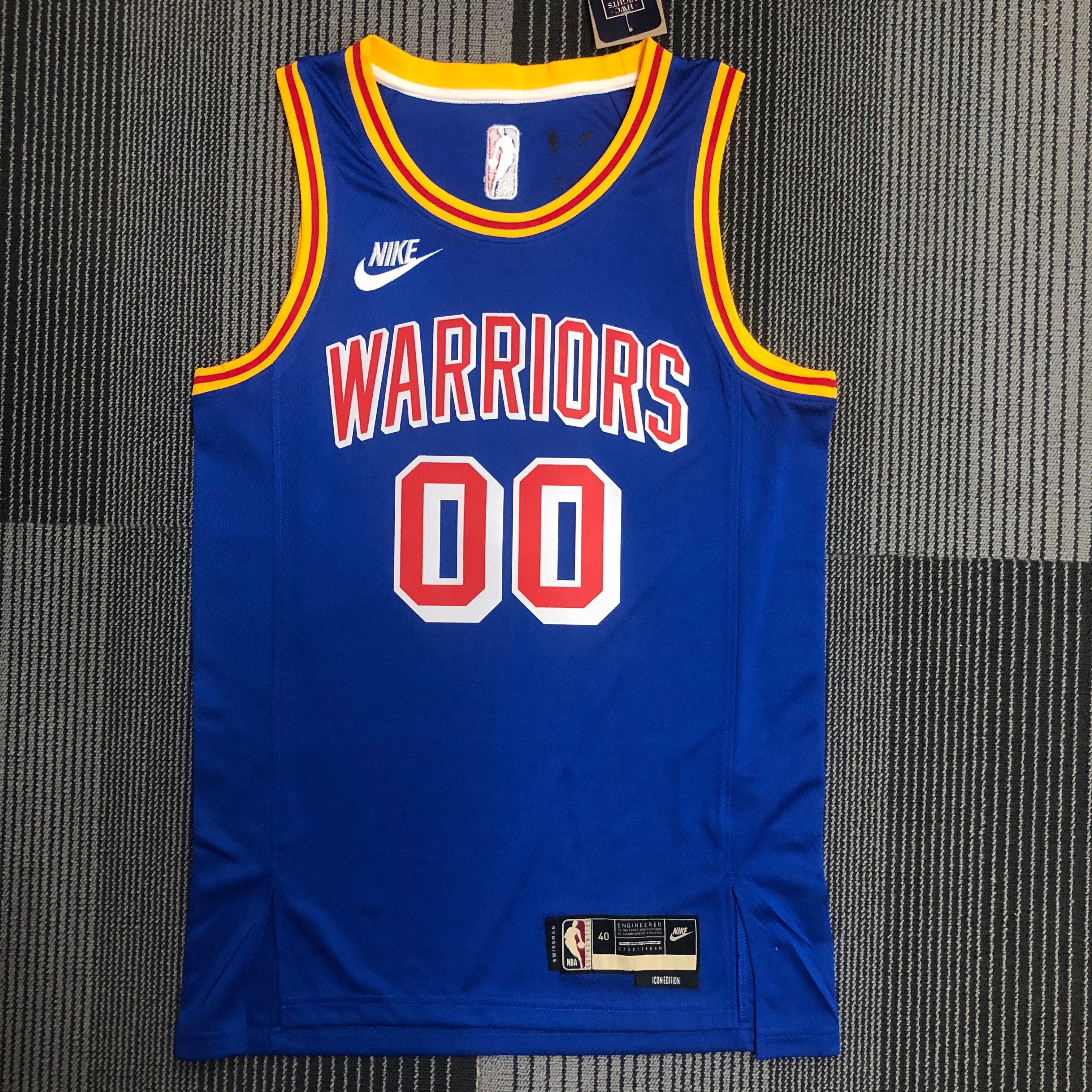 75th Anniversary Warriors throwback # 00 Kuminga