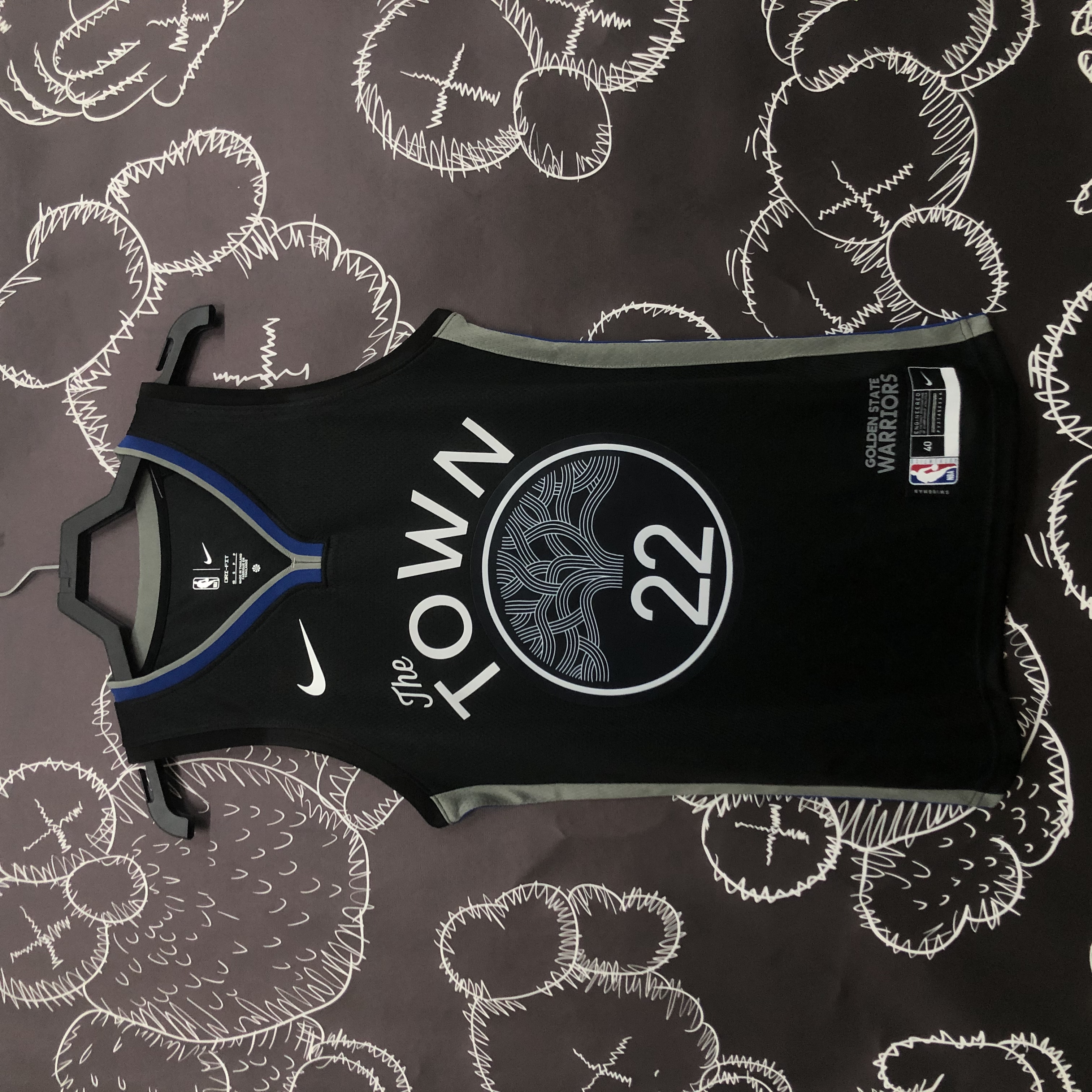 Warriors Season 20 Black and grey # 22 Wiggins