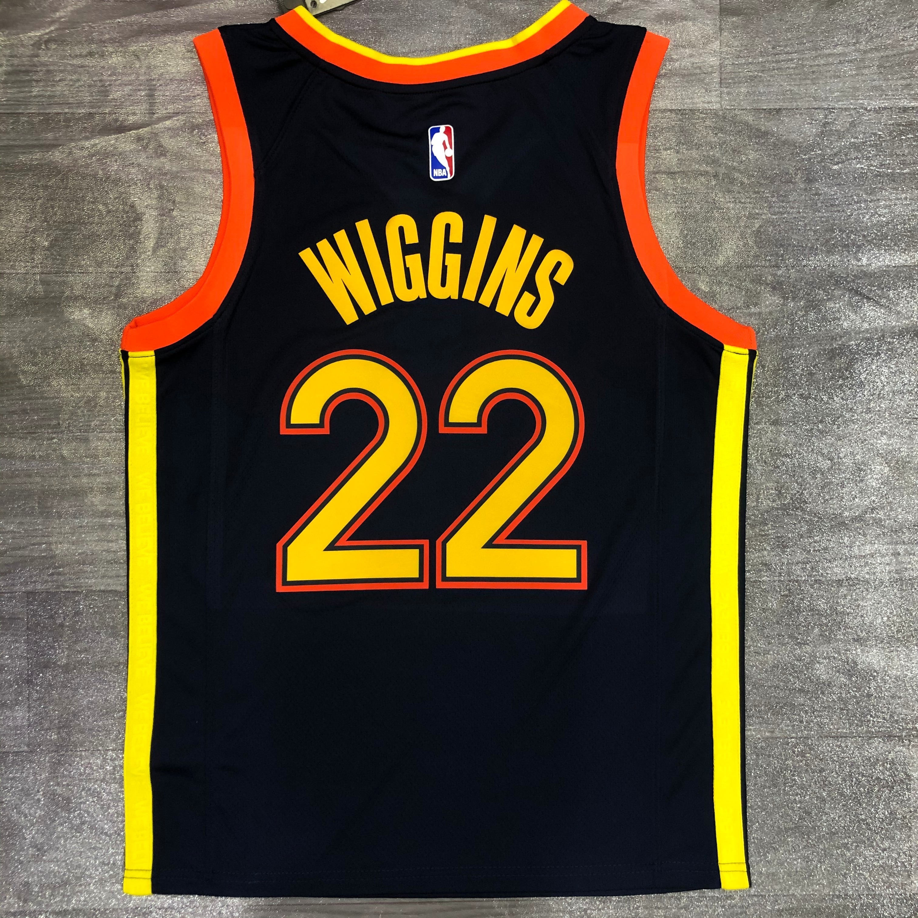 Warriors' season 21 City version # 22 Wiggins