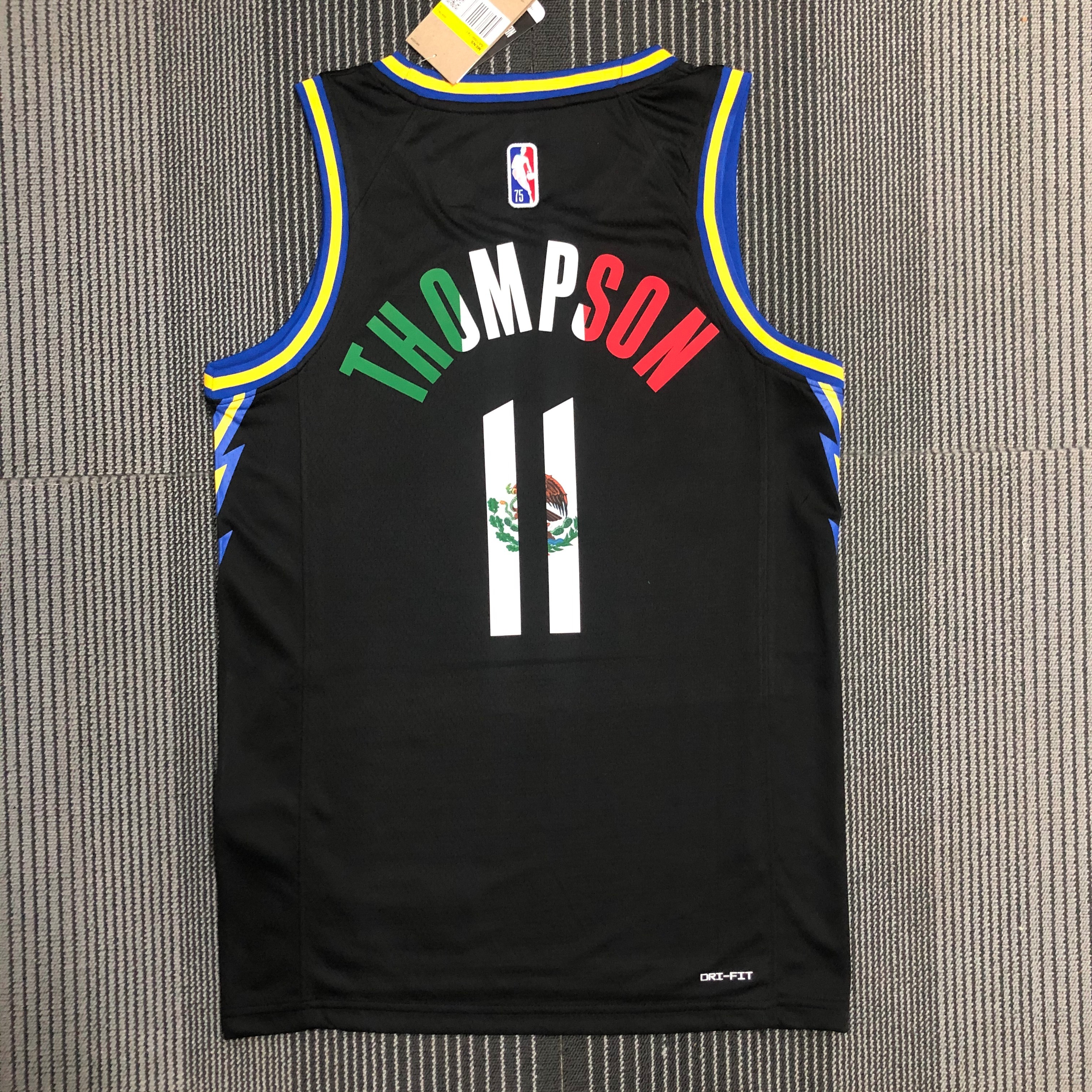Season 22 Warriors City Edition Mexico limited number 11 Thompson