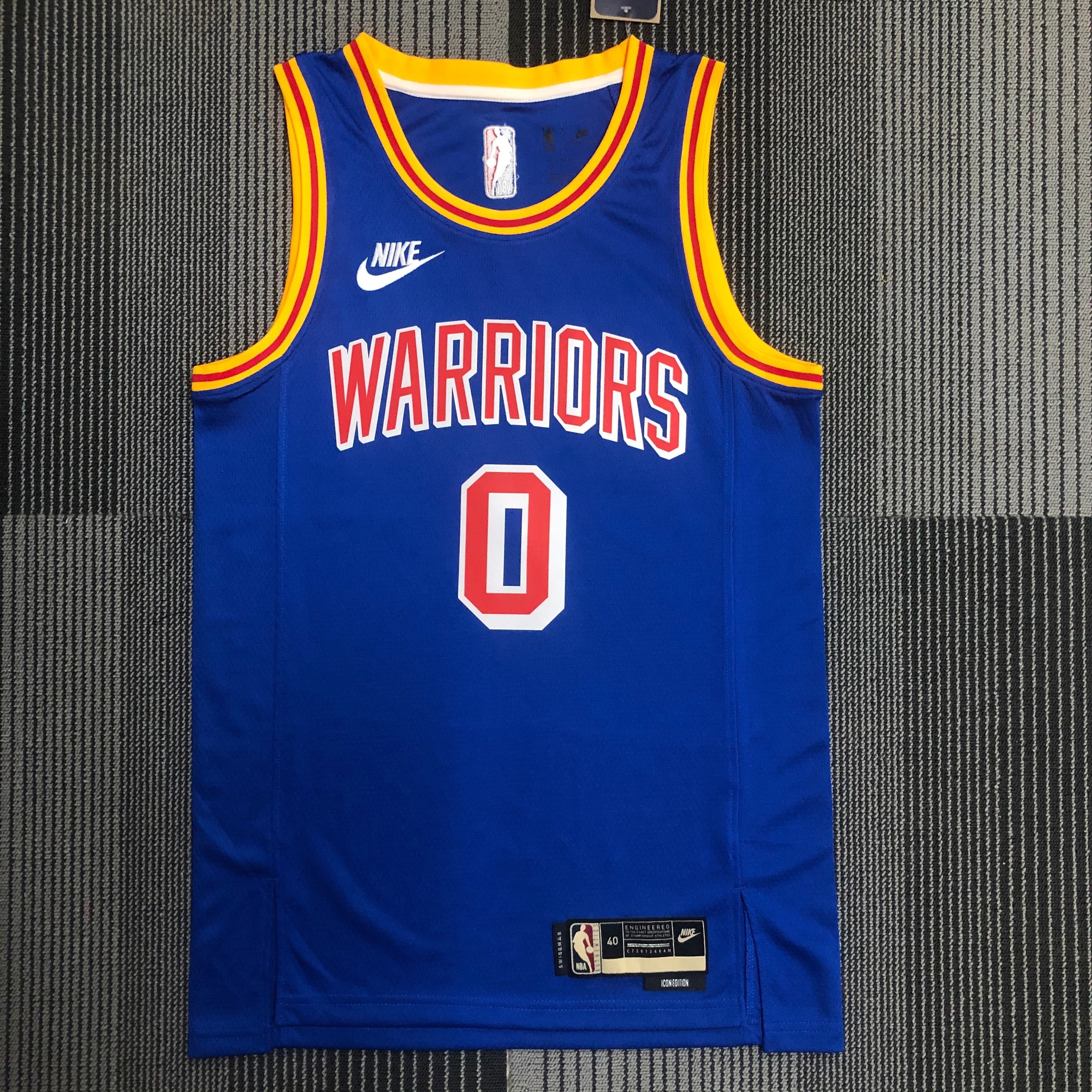 75th anniversary Warriors throwback No. 0 PAYTON II