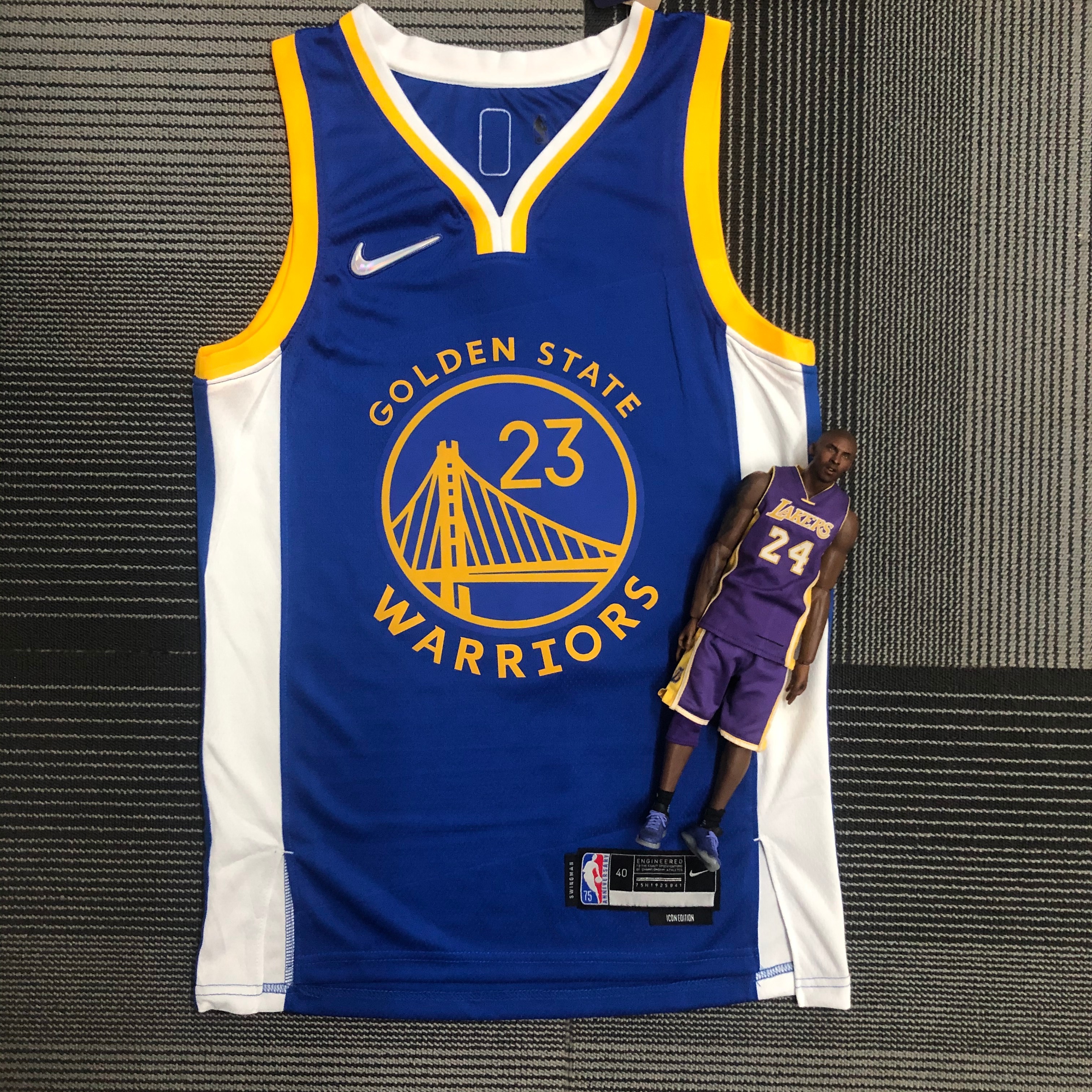 75th anniversary Warriors Blue # 23 Green