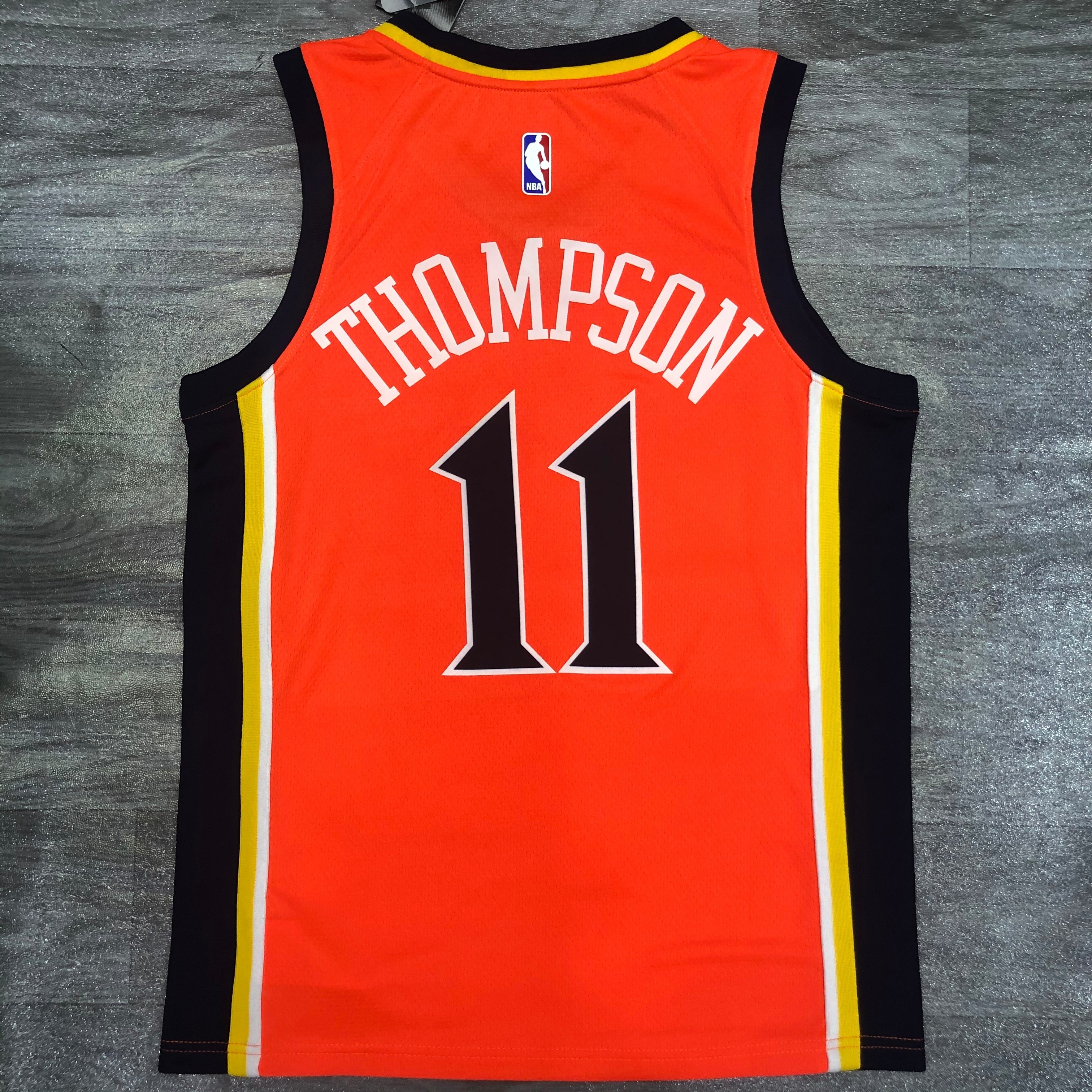 Warriors rookie Orange No. 11 Thompson