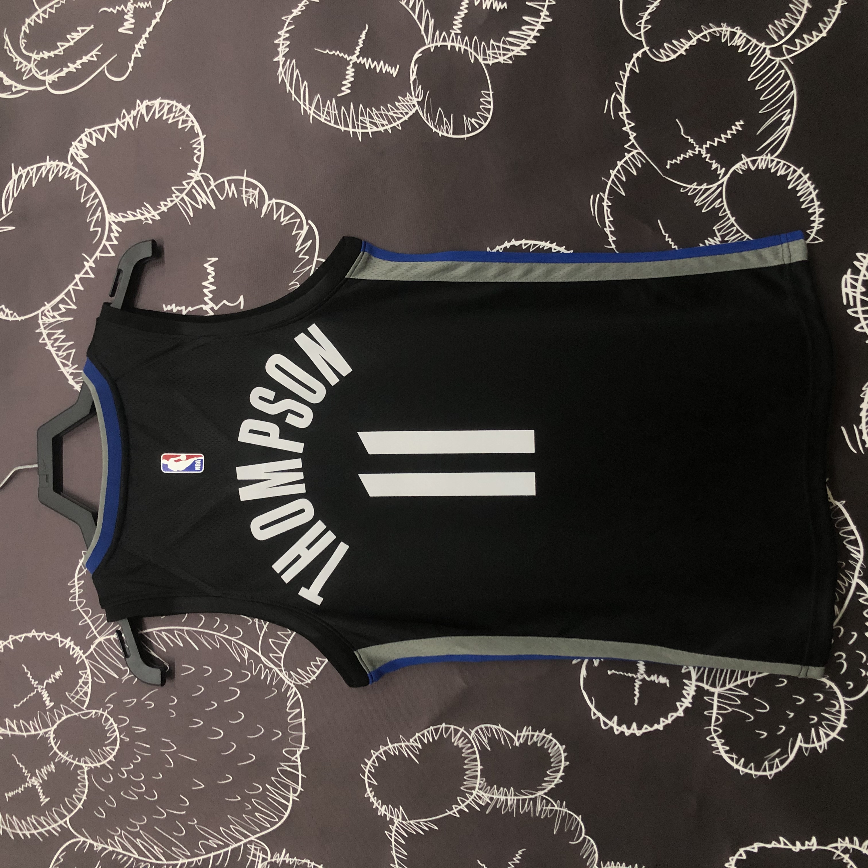 Warriors Season 20 Black and grey # 11 Thompson