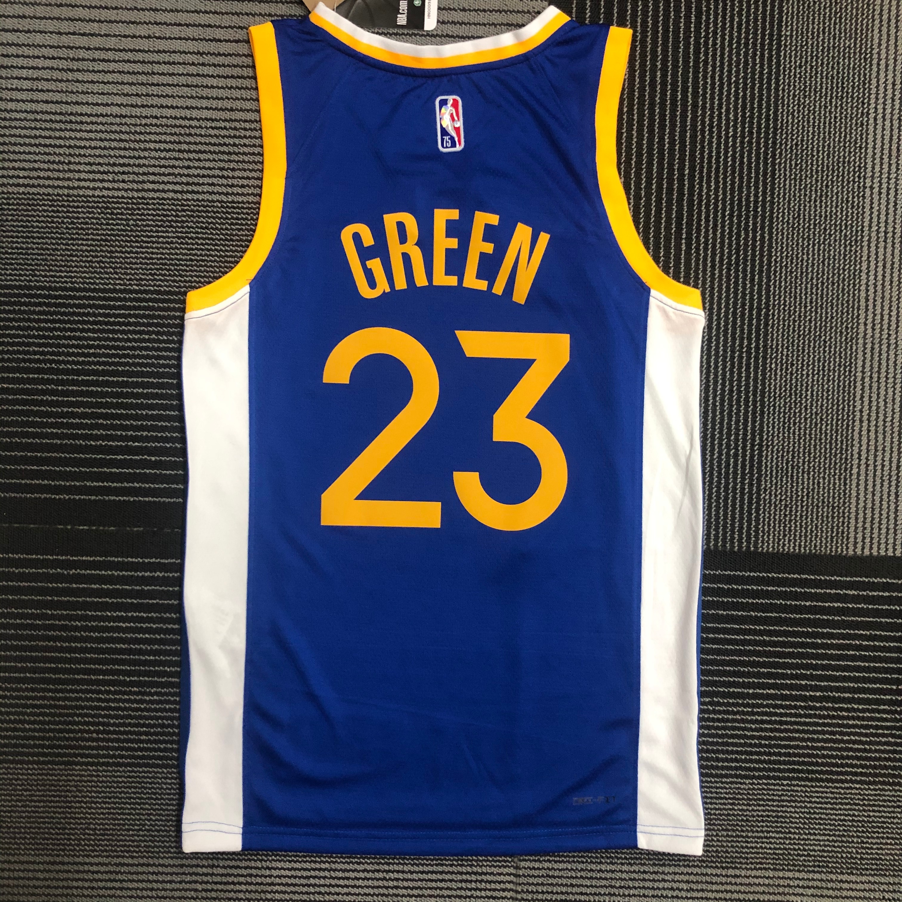 75th anniversary Warriors Blue # 23 Green