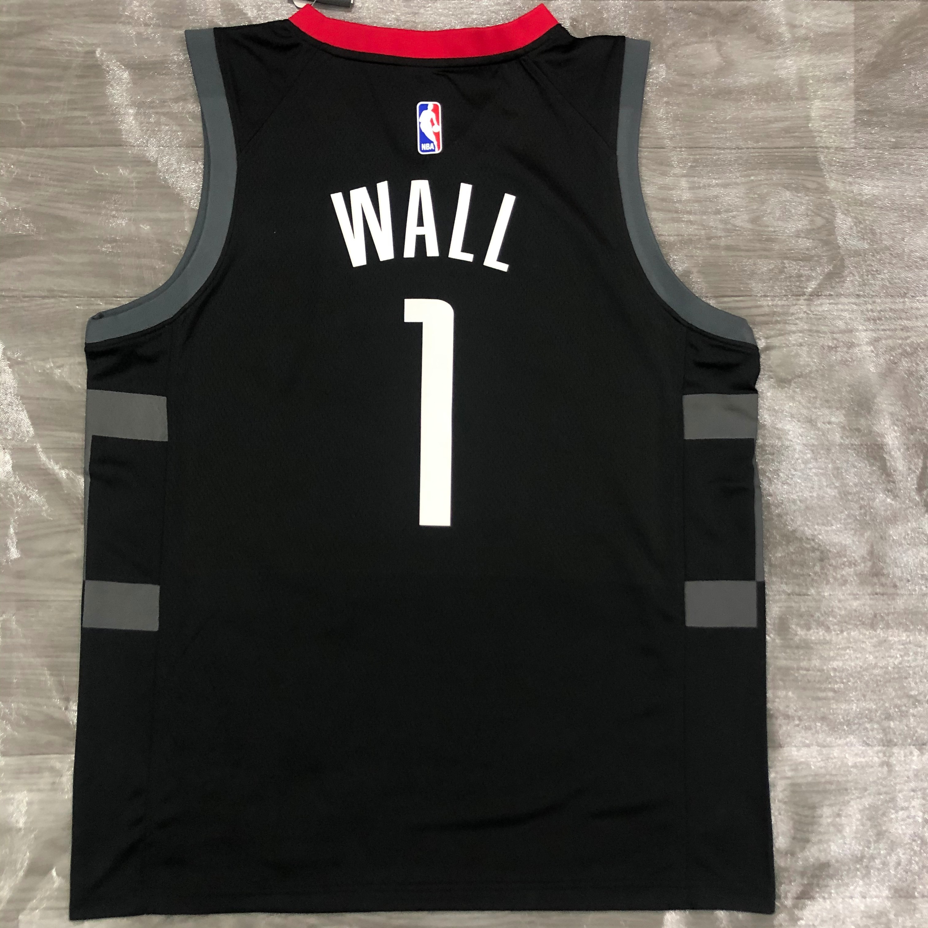 21 season Rockets Jordan theme limited city edition black No. 1 Wall