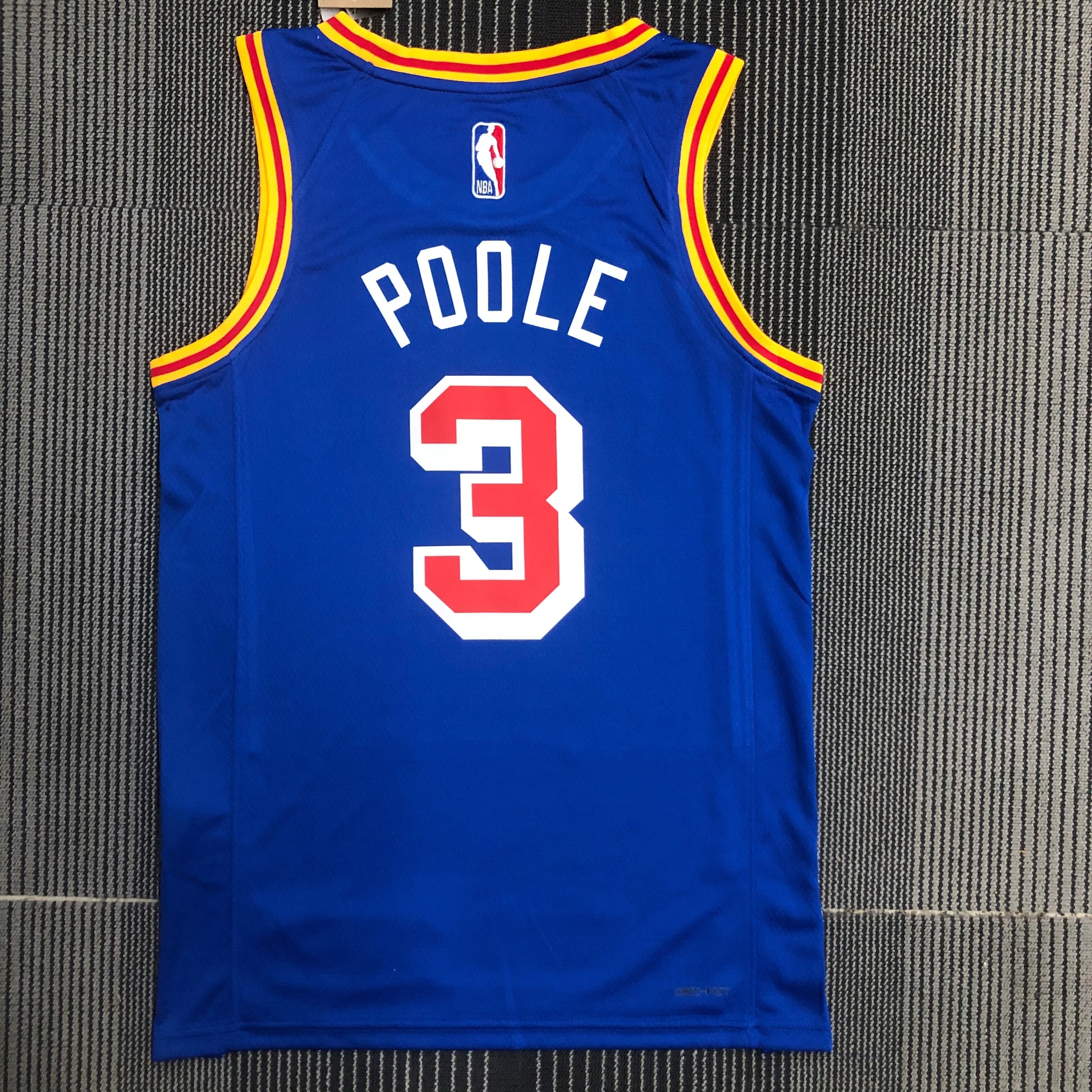 75th anniversary Warriors throwback jersey No. 3 Poole