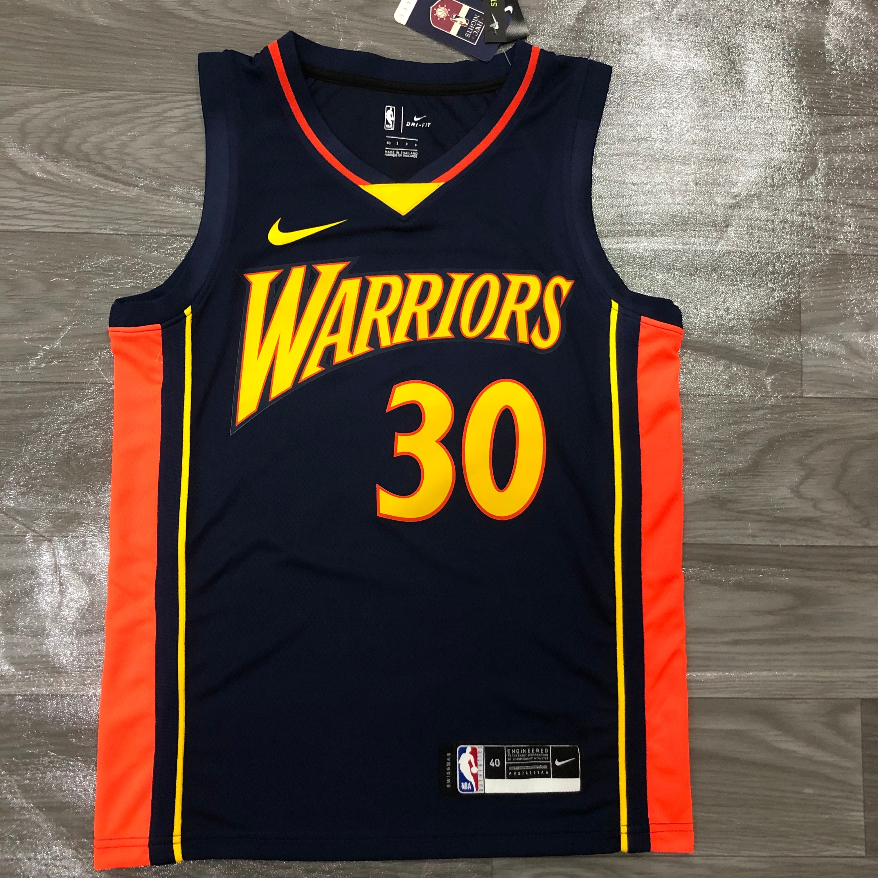Warriors rookie navy blue No. 30 Curry
