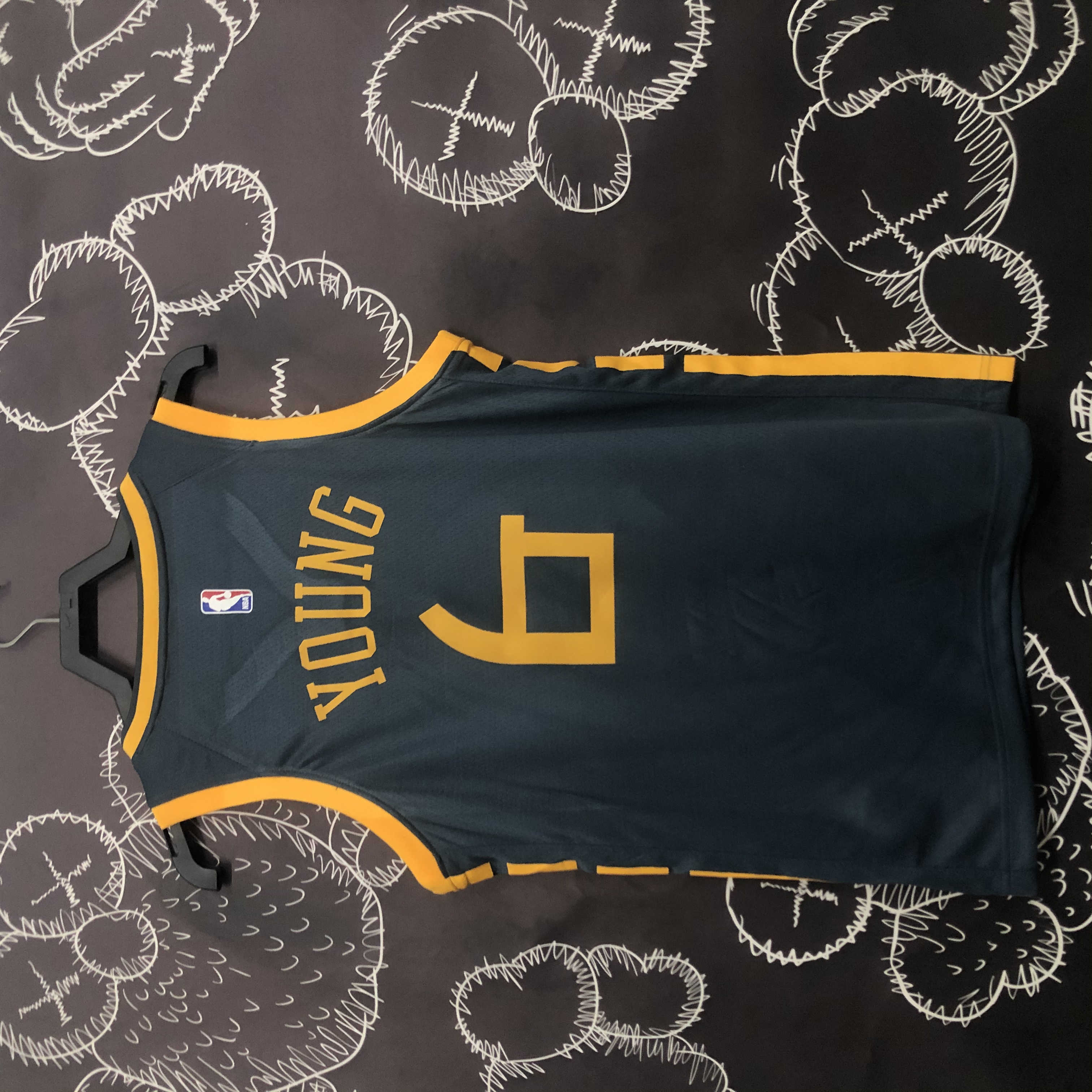 Season 18 Warriors grey number 6 Nick Young