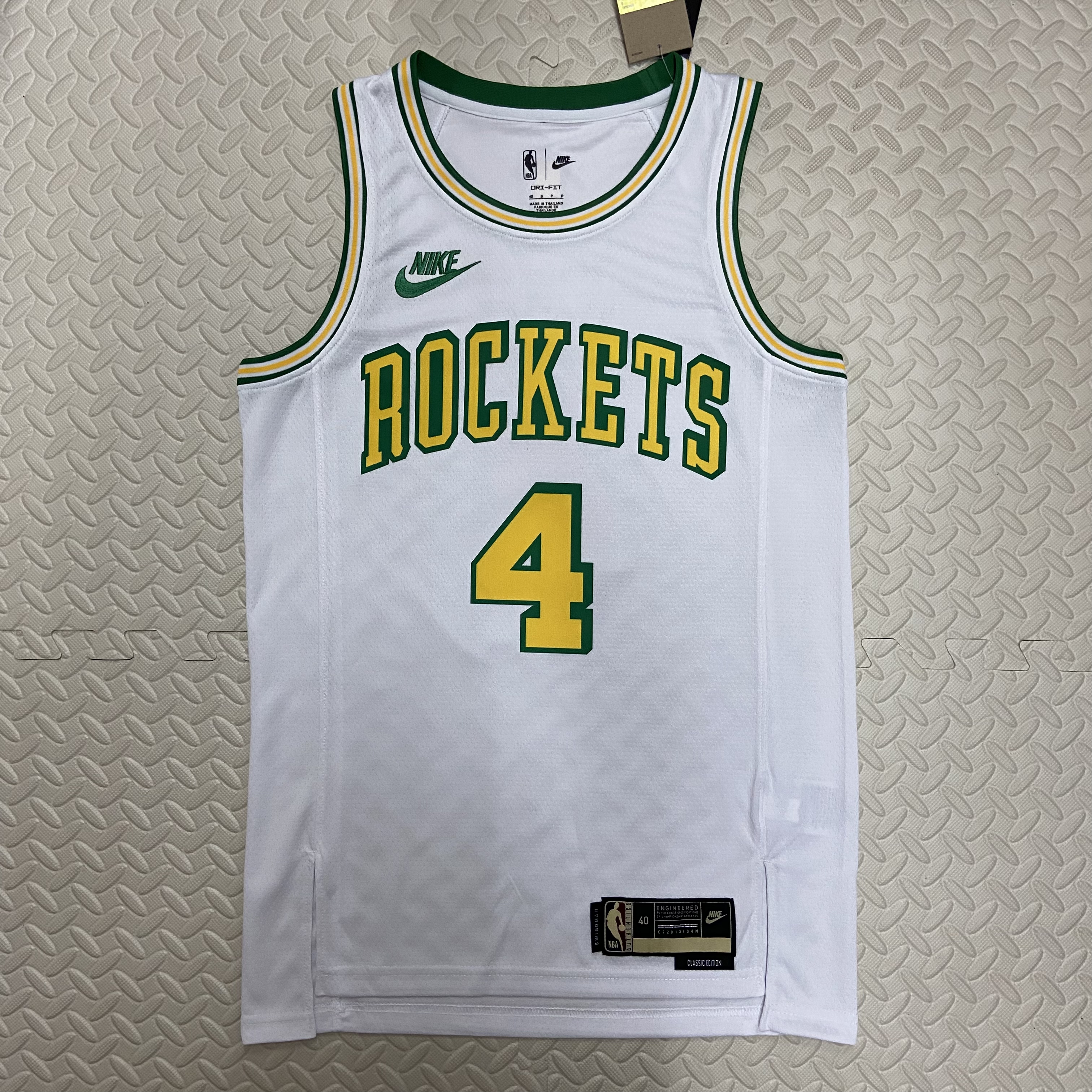 '23 Rockets retro No. 4 Green