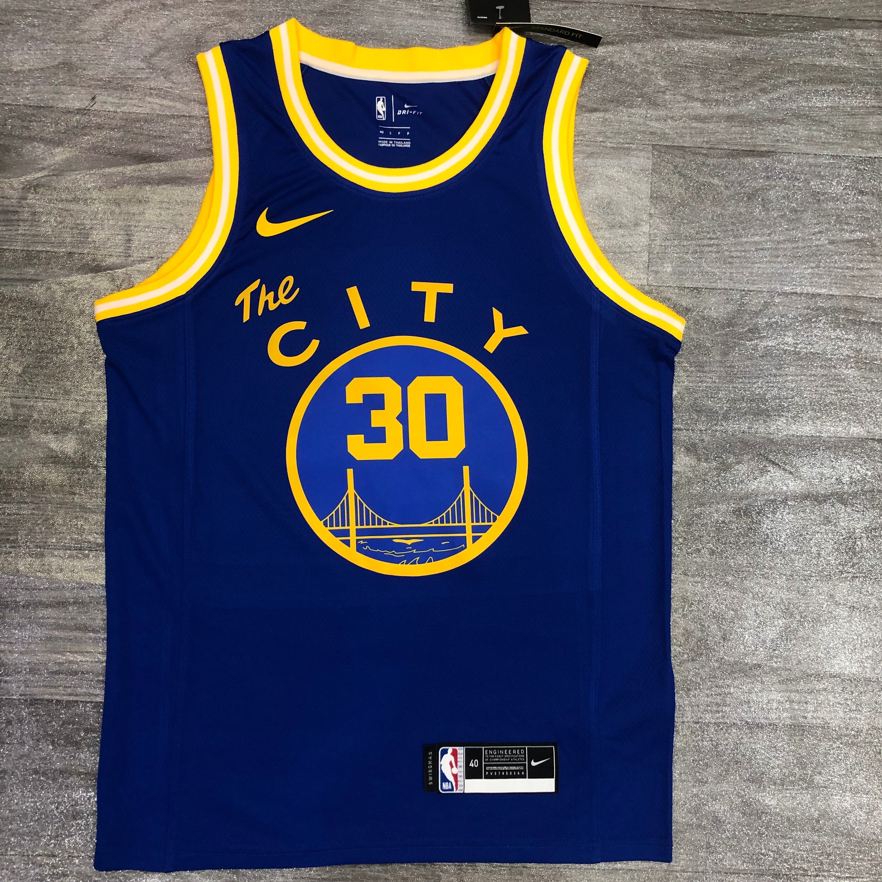Season 21 Warriors Tram Blue 30 Curry