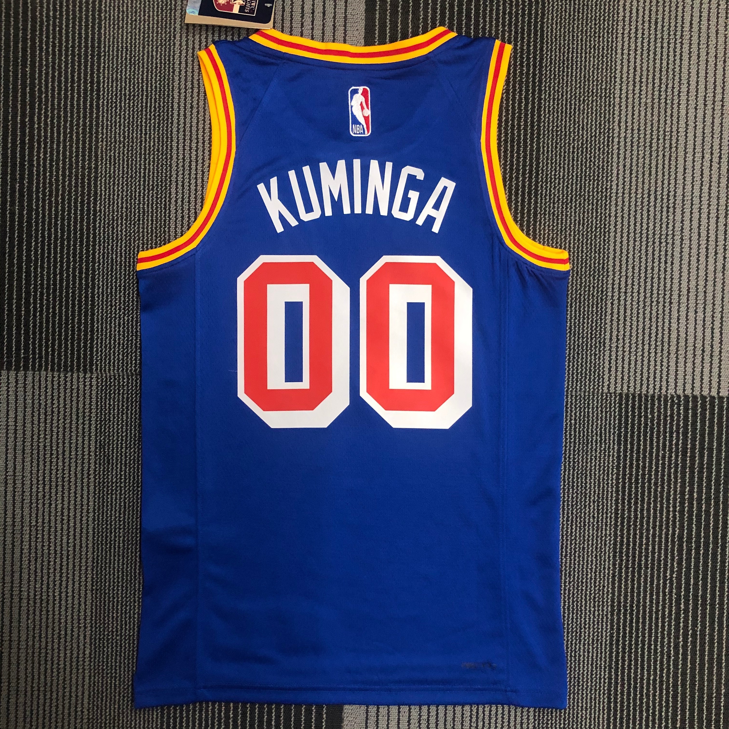 75th Anniversary Warriors throwback # 00 Kuminga