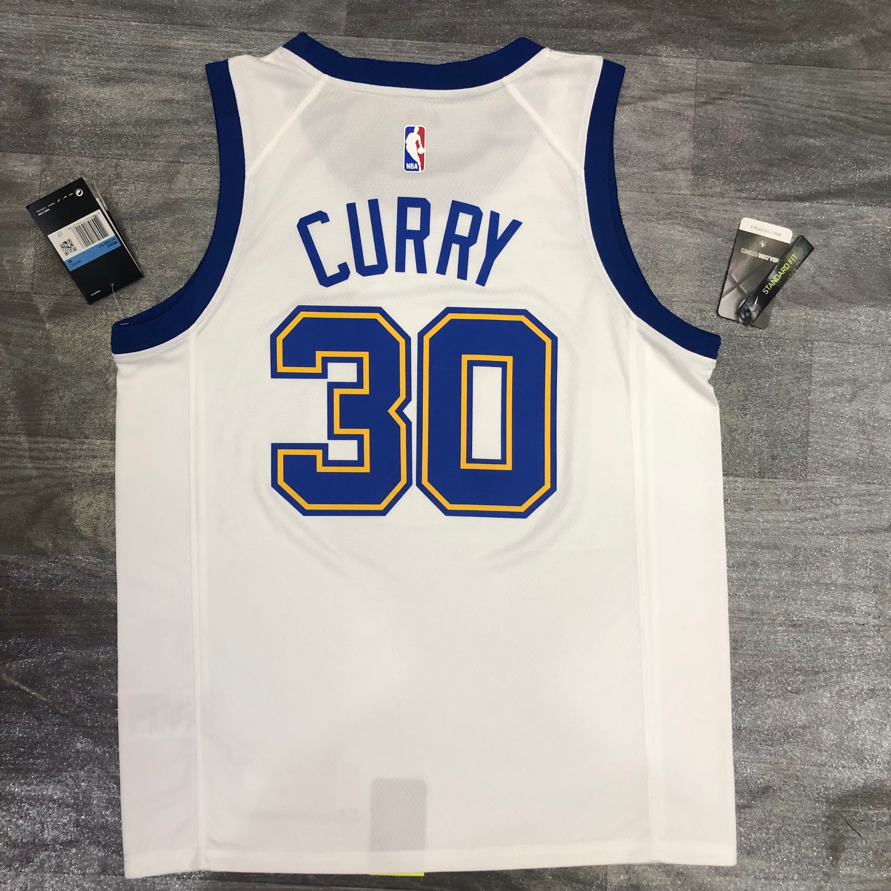 Warriors White Socks No. 30 Curry