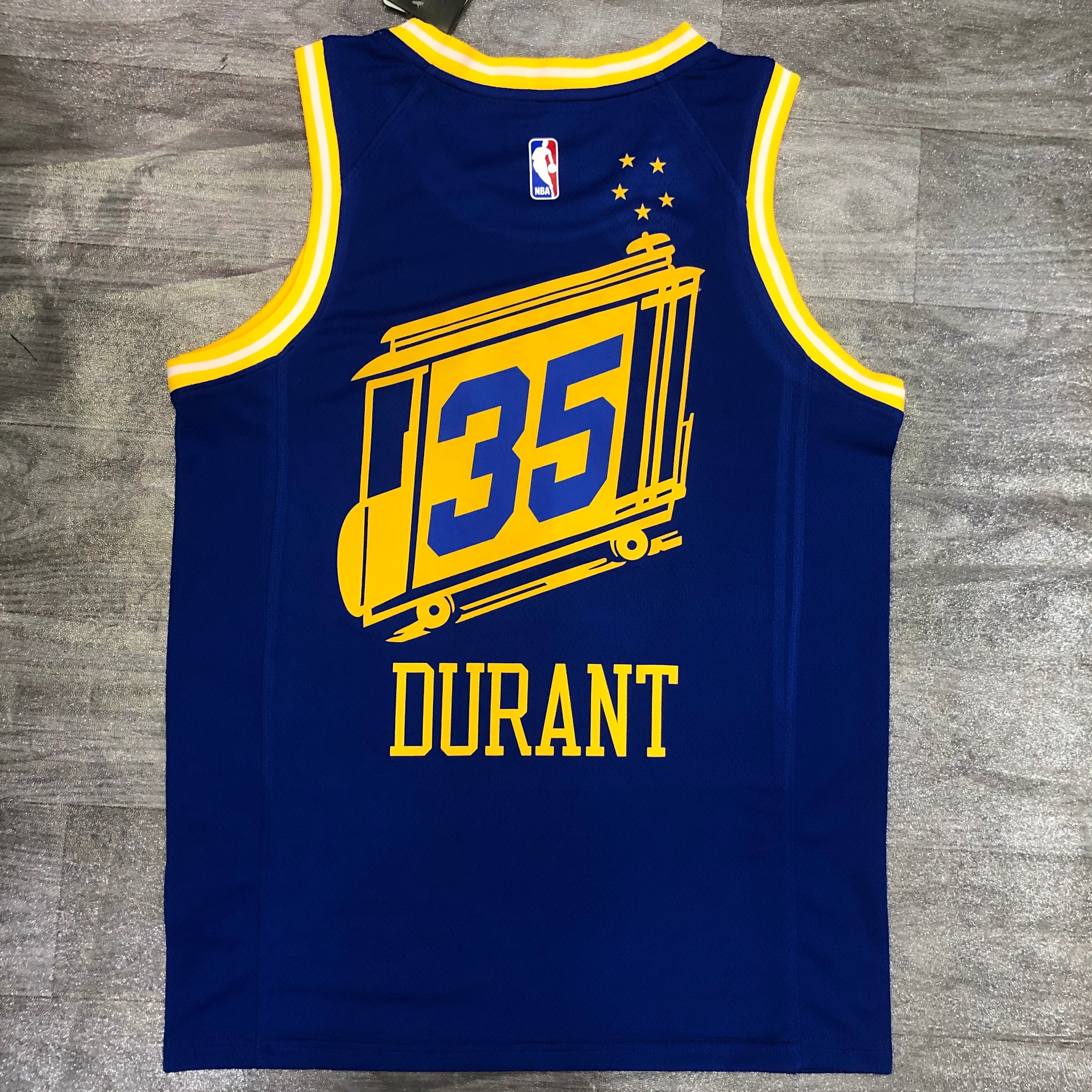 Season 21 Warriors Tram blue 35 Durant