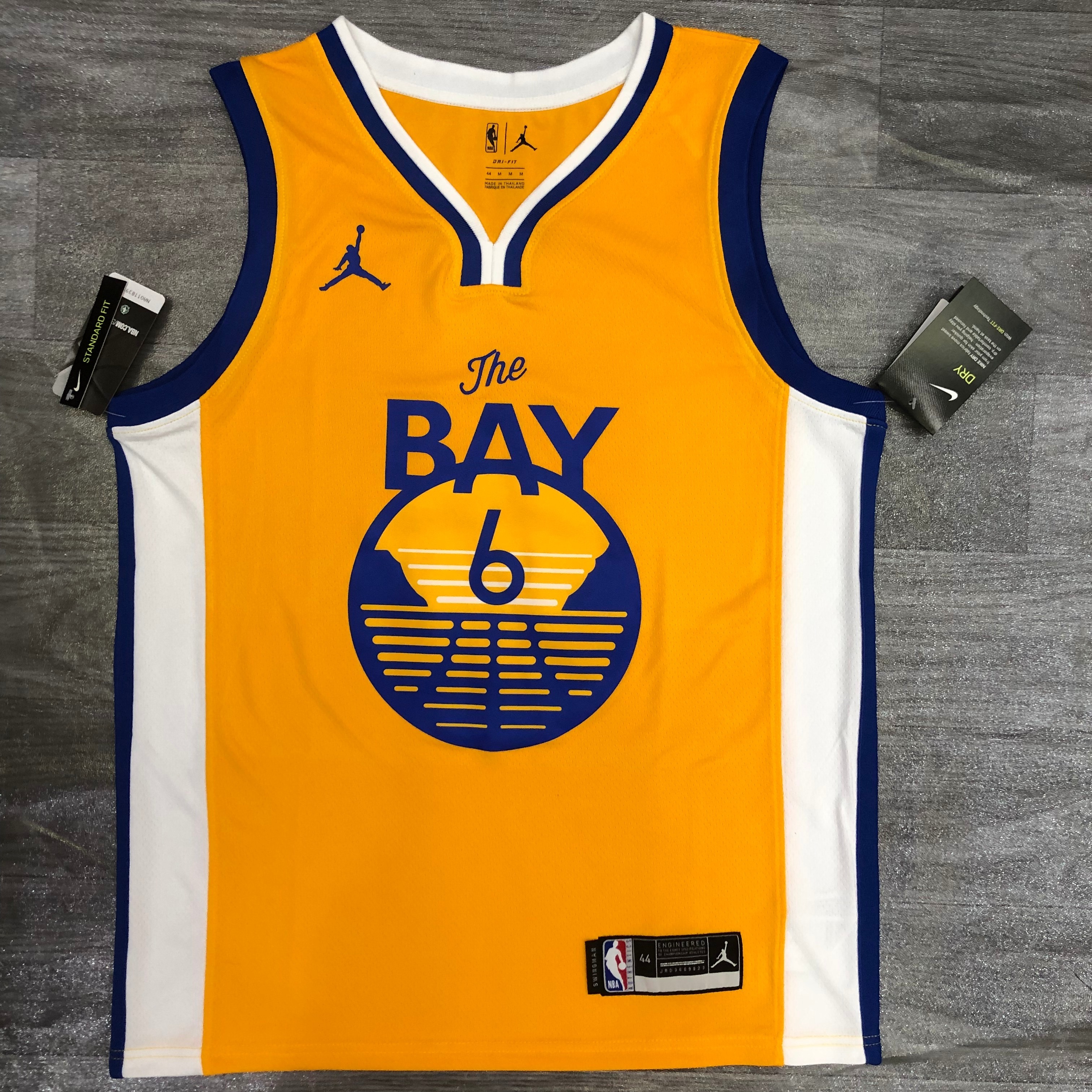 Season 21 Warriors Jordan theme limited number 6 Nick Young