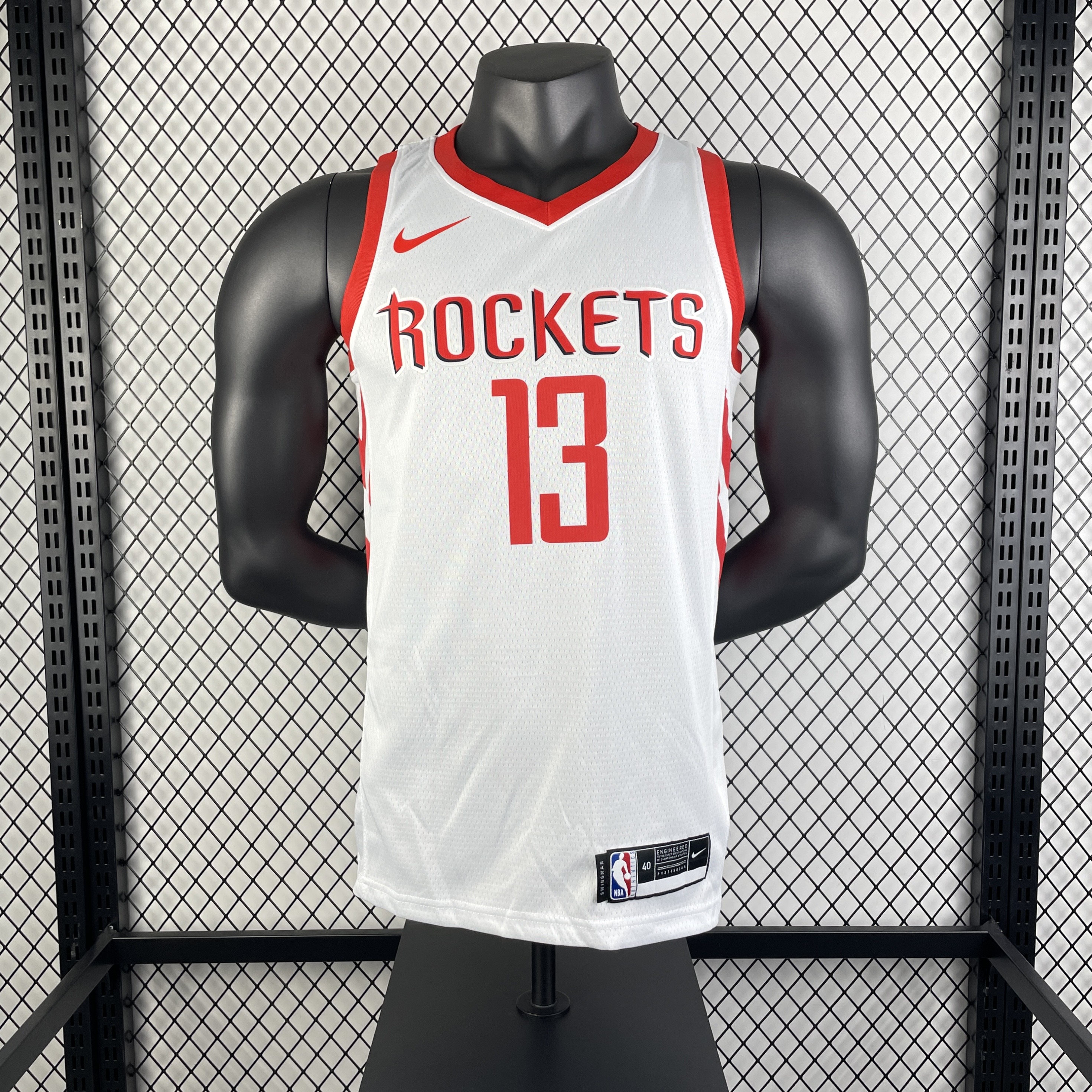 19 season Rockets home white No. 13 Harden