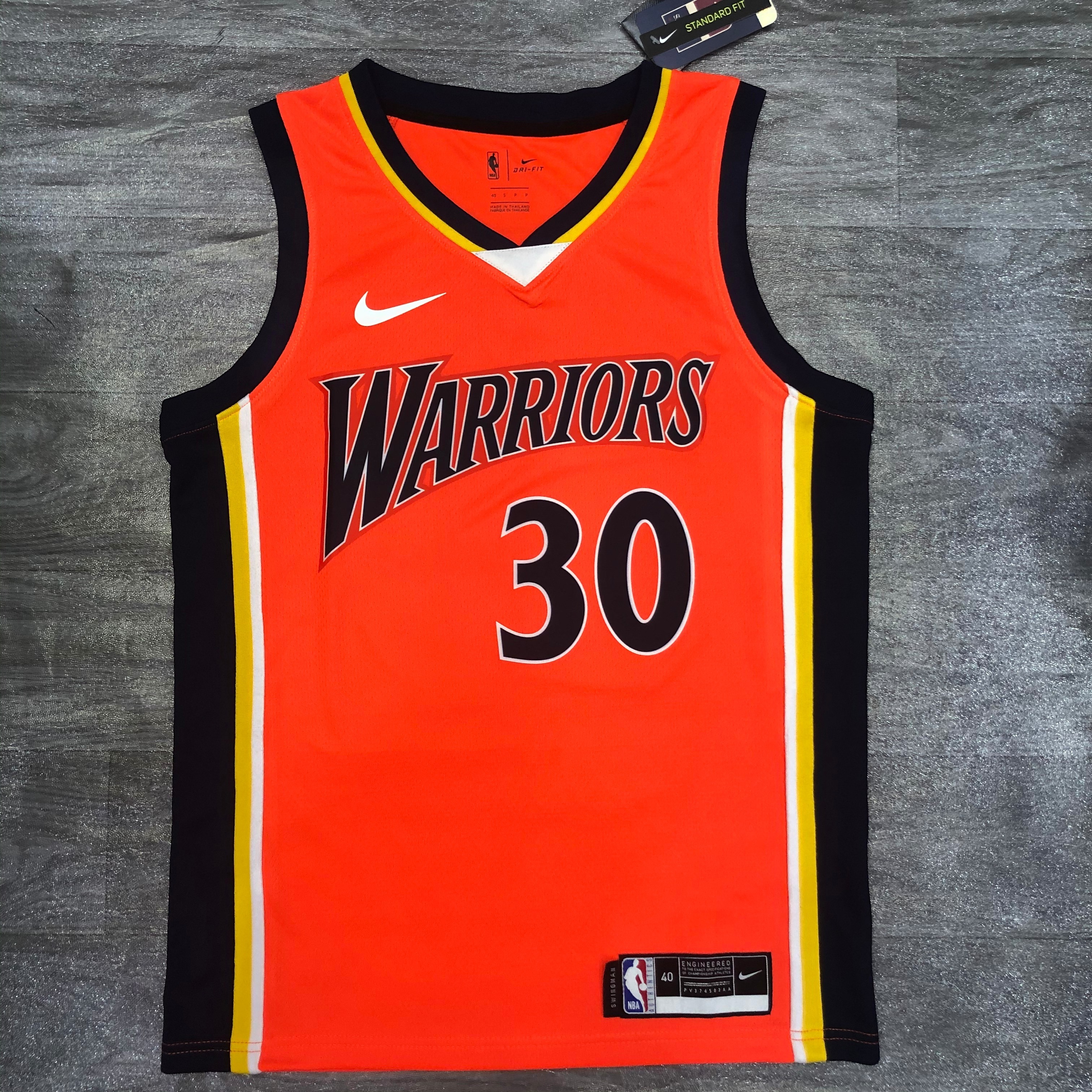 Warriors rookie Orange 30th Steph Curry