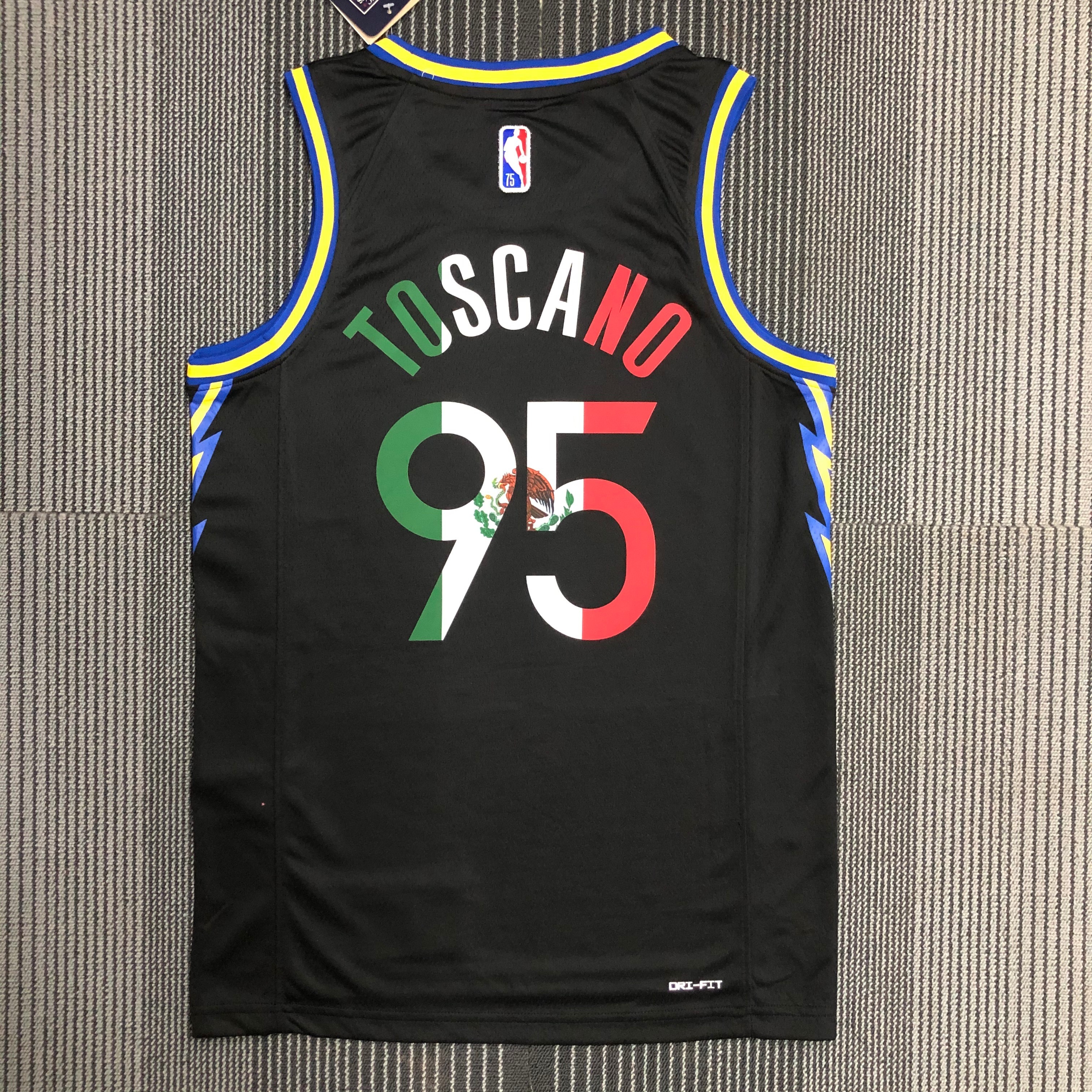 Season 22 Warriors City Edition Mexico limited # 95 TOSCANO